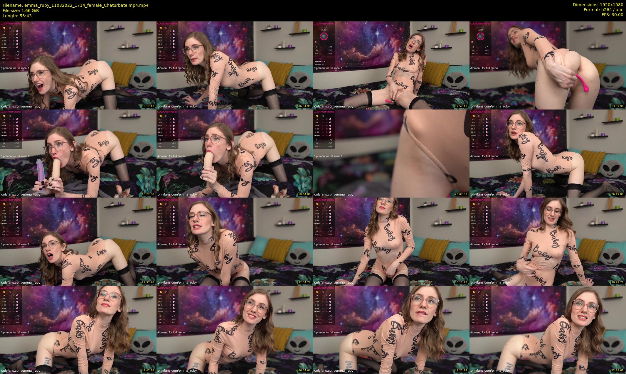 emma_ruby — 56 minute Chaturbate female cam show recording, 1080p, Mar 11, 2022