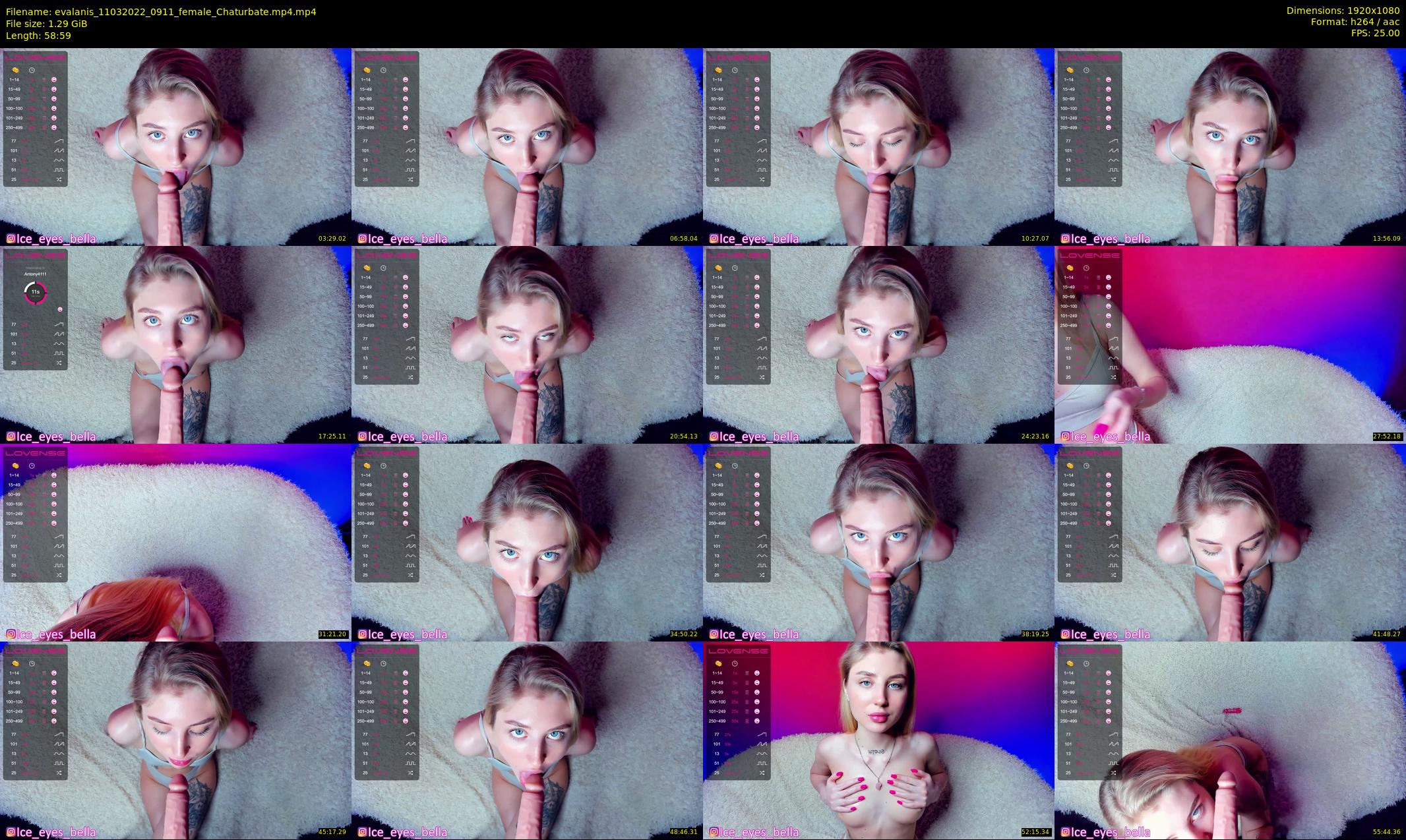 evalanis — 59 minute Chaturbate couple cam show recording, 1080p, Mar 11, 2022