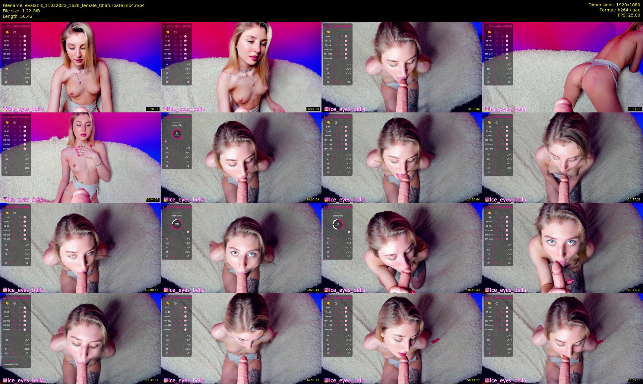 evalanis — 57 minute Chaturbate couple cam show recording, 1080p, Mar 11, 2022