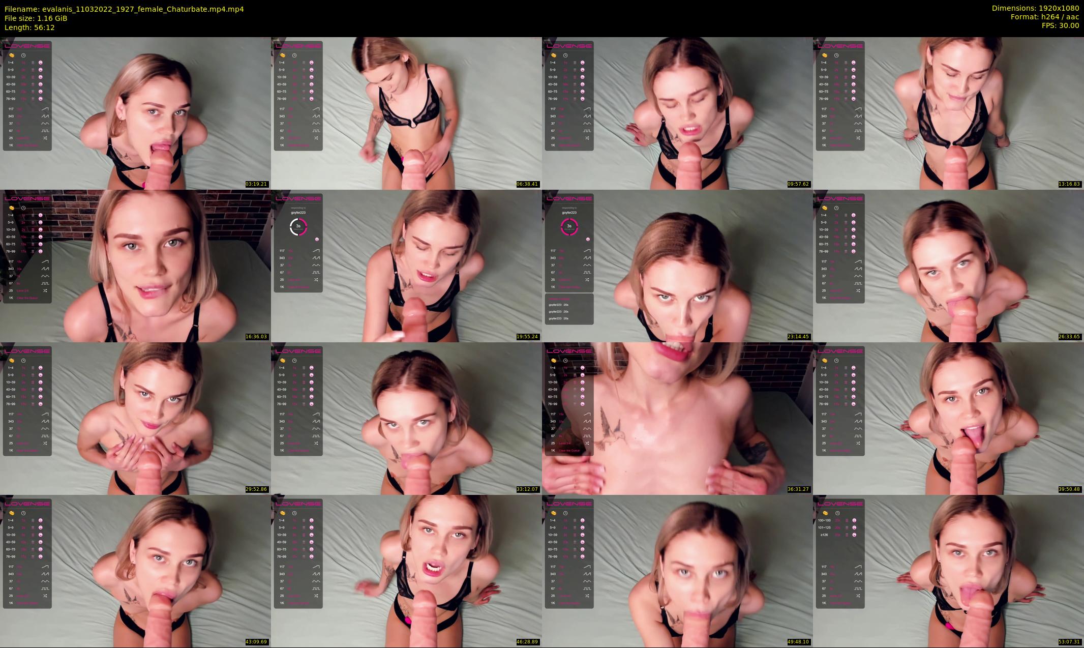 evalanis — 57 minute Chaturbate couple cam show recording, 1080p, Mar 11, 2022