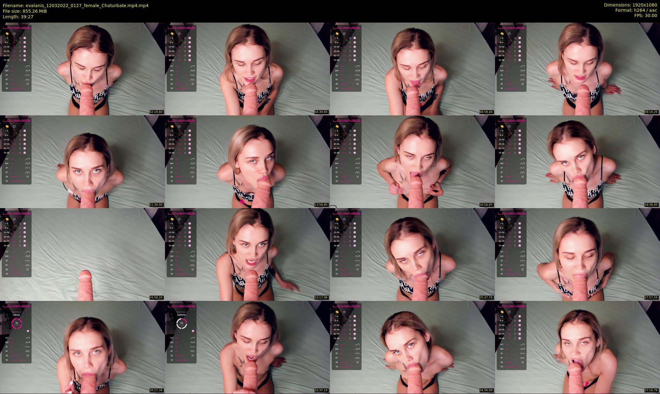 evalanis — 40 minute Chaturbate couple cam show recording, 1080p, Mar 12, 2022