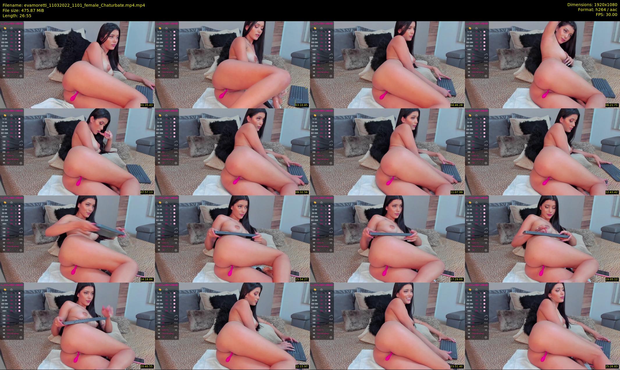 evamoretti — 27 minute Chaturbate female cam show recording, 1080p, Mar 11, 2022