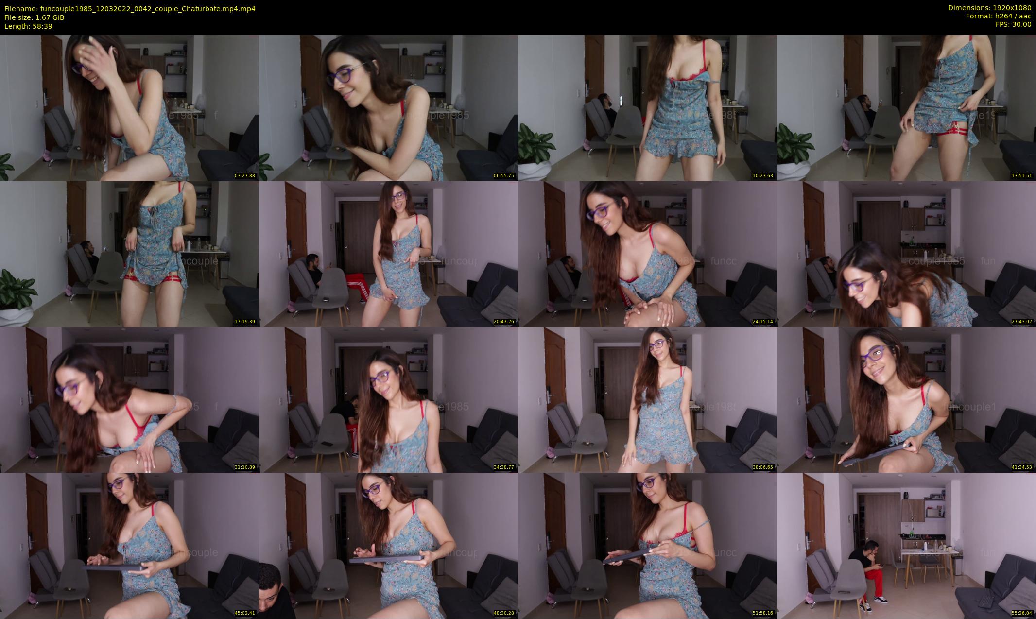 funcouple1985 — 59 minute Chaturbate couple cam show recording, 1080p, Mar 12, 2022