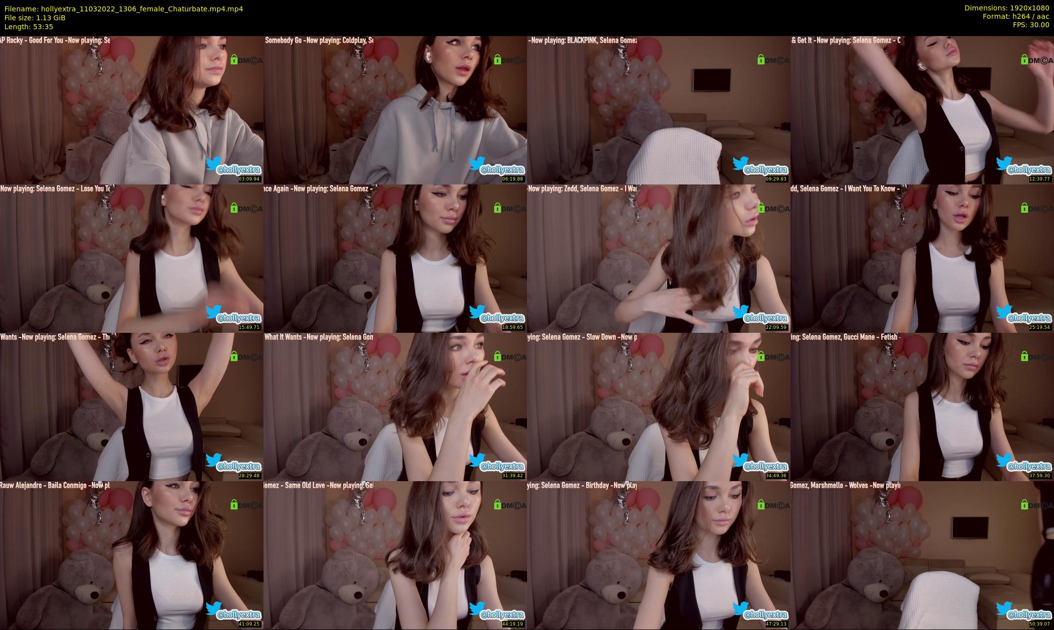 hollyextra — 54 minute Chaturbate female cam show recording, 1080p, Mar 11, 2022