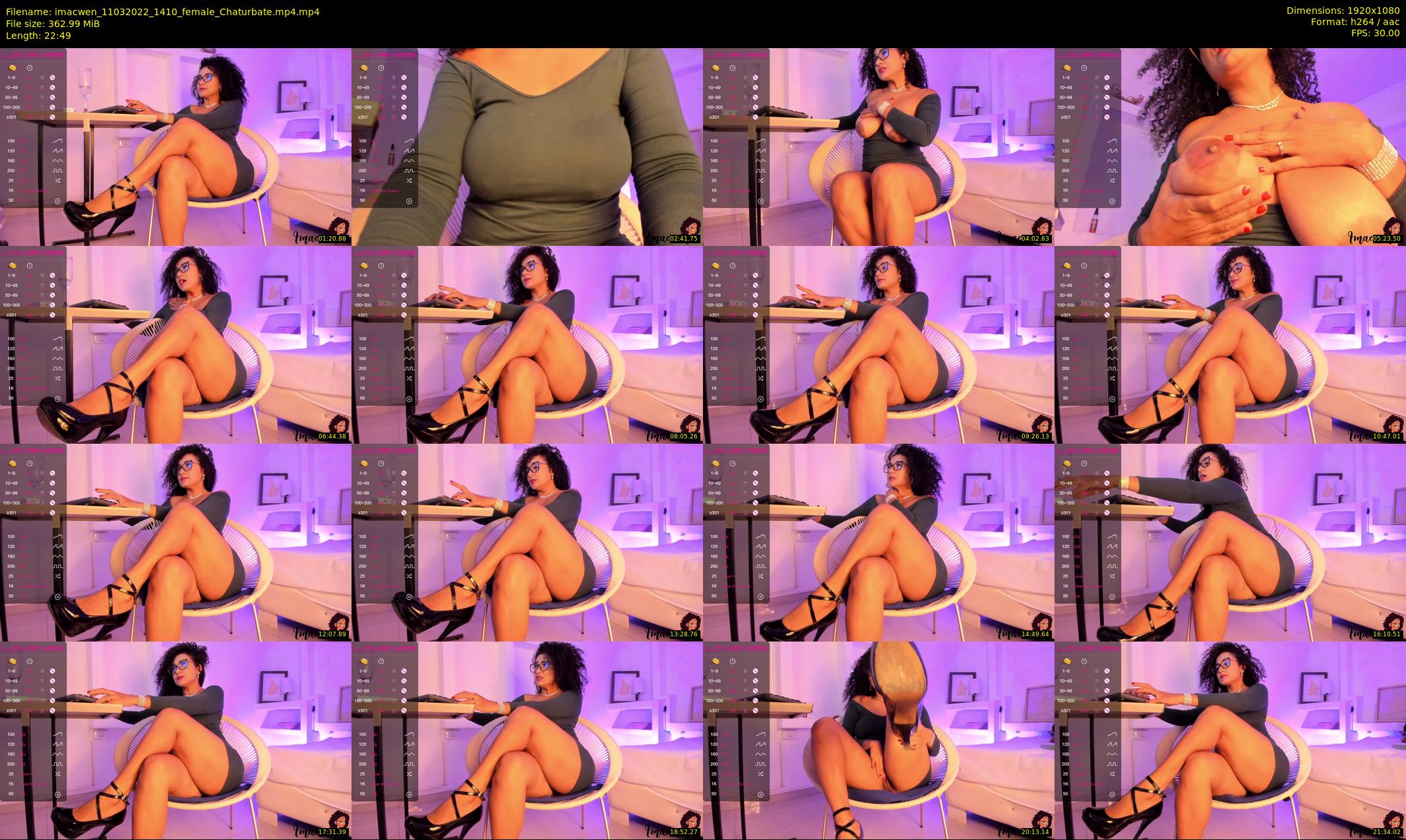 imacwen — 23 minute Chaturbate female cam show recording, 1080p, Mar 11, 2022