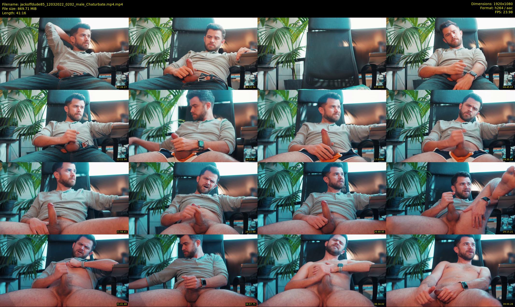 jackoffdude85 — 42 minute Chaturbate male cam show recording, 1080p, Mar 12, 2022