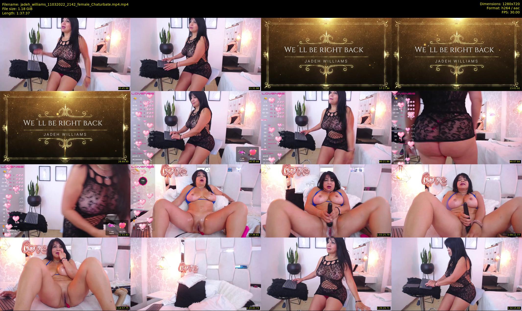 jadeh_williams — 98 minute Chaturbate female cam show recording, 720p, Mar 11, 2022