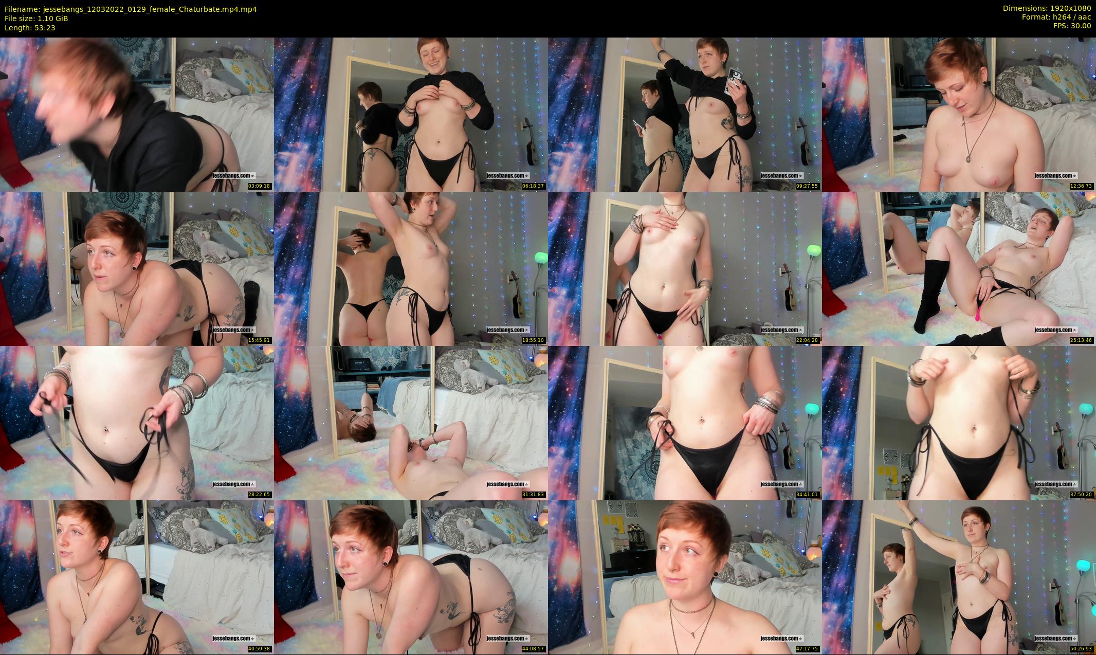 jessebangs — 54 minute Chaturbate female cam show recording, 1080p, Mar 12, 2022