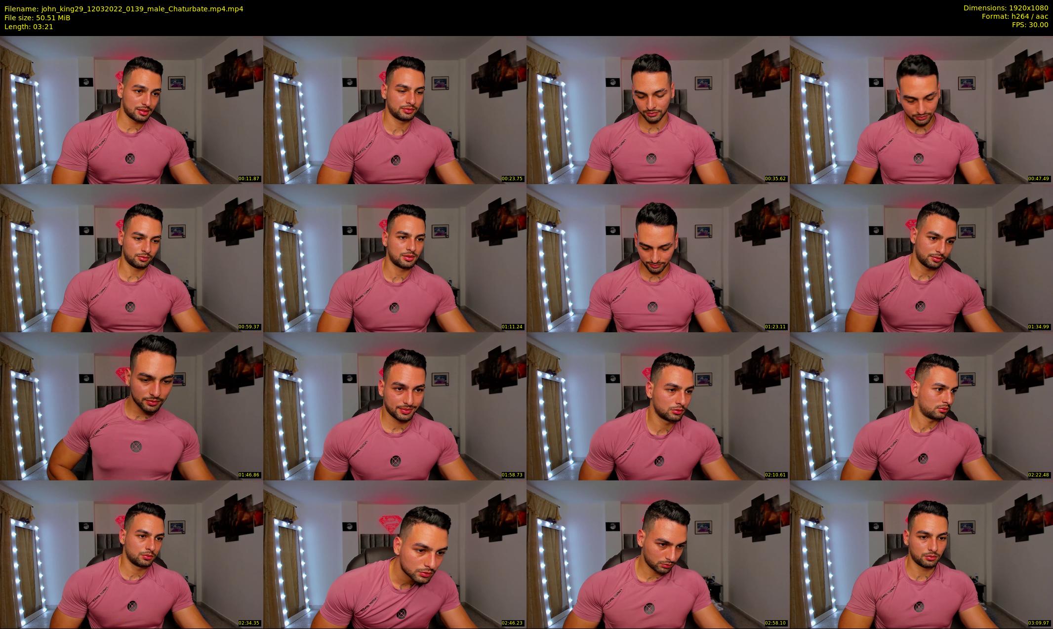john_king29 — 4 minute Chaturbate male cam show recording, 1080p, Mar 12, 2022