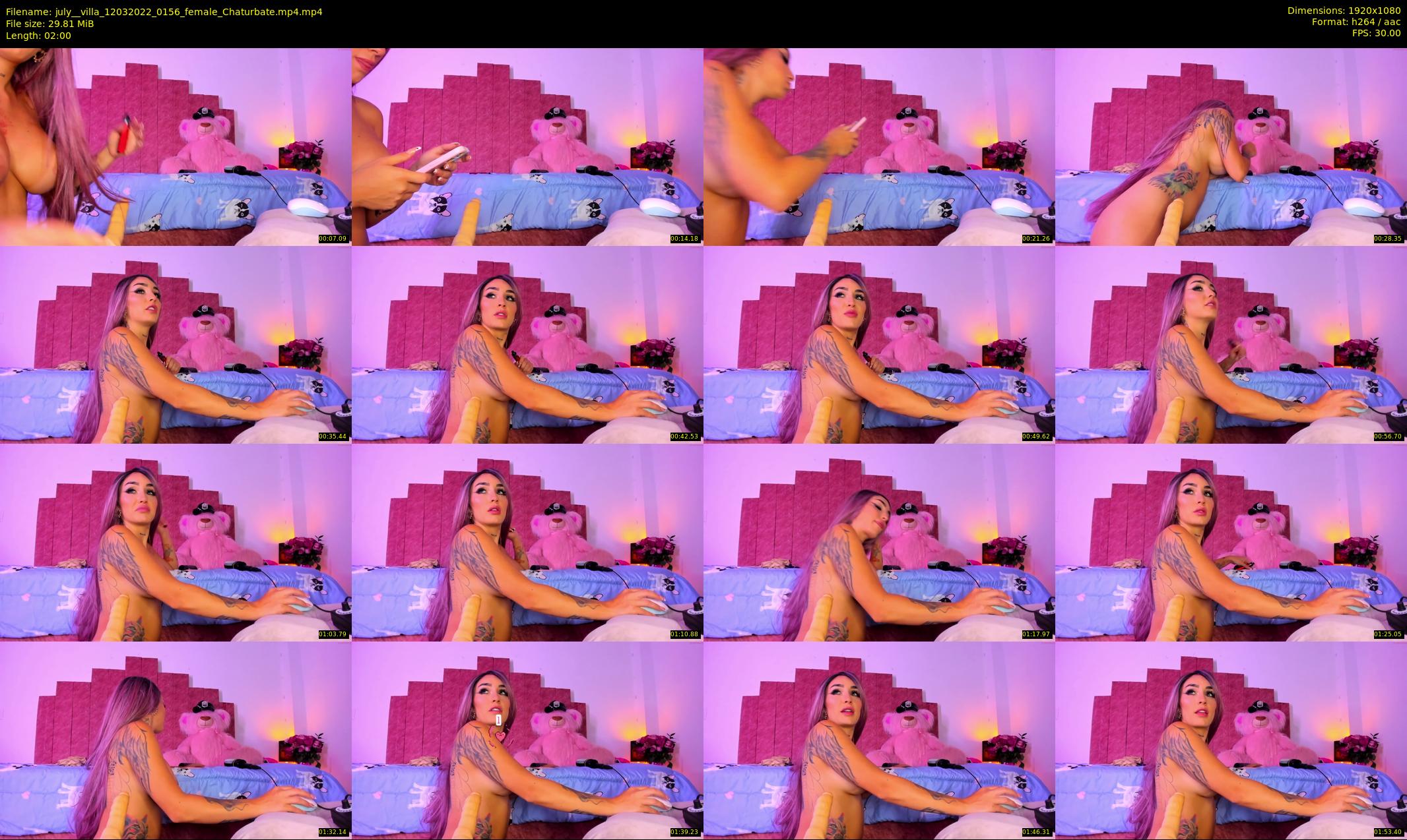 july__villa — 2 minute Chaturbate female cam show recording, 1080p, Mar 12, 2022