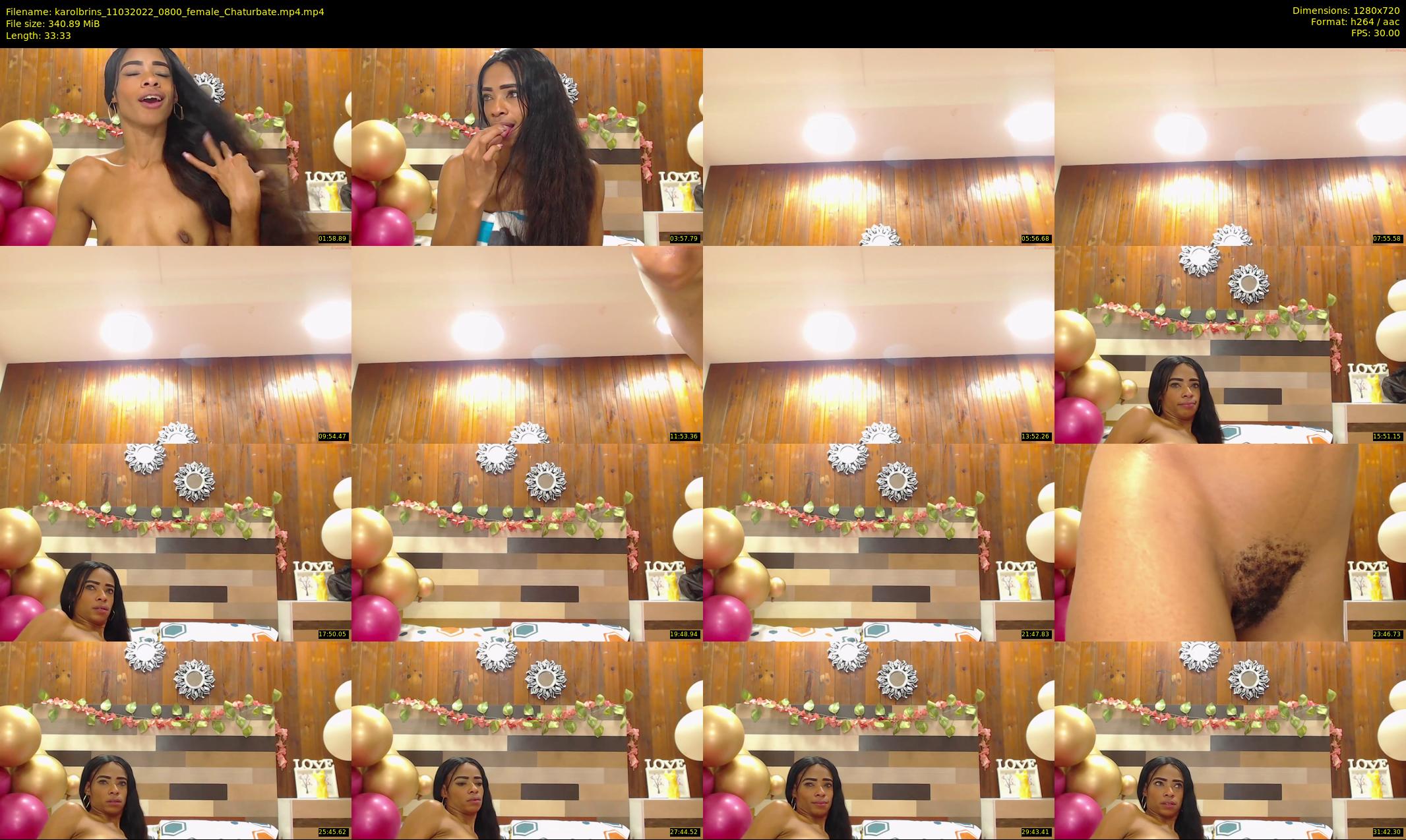karolbrins — 34 minute Chaturbate female cam show recording, 720p, Mar 11, 2022