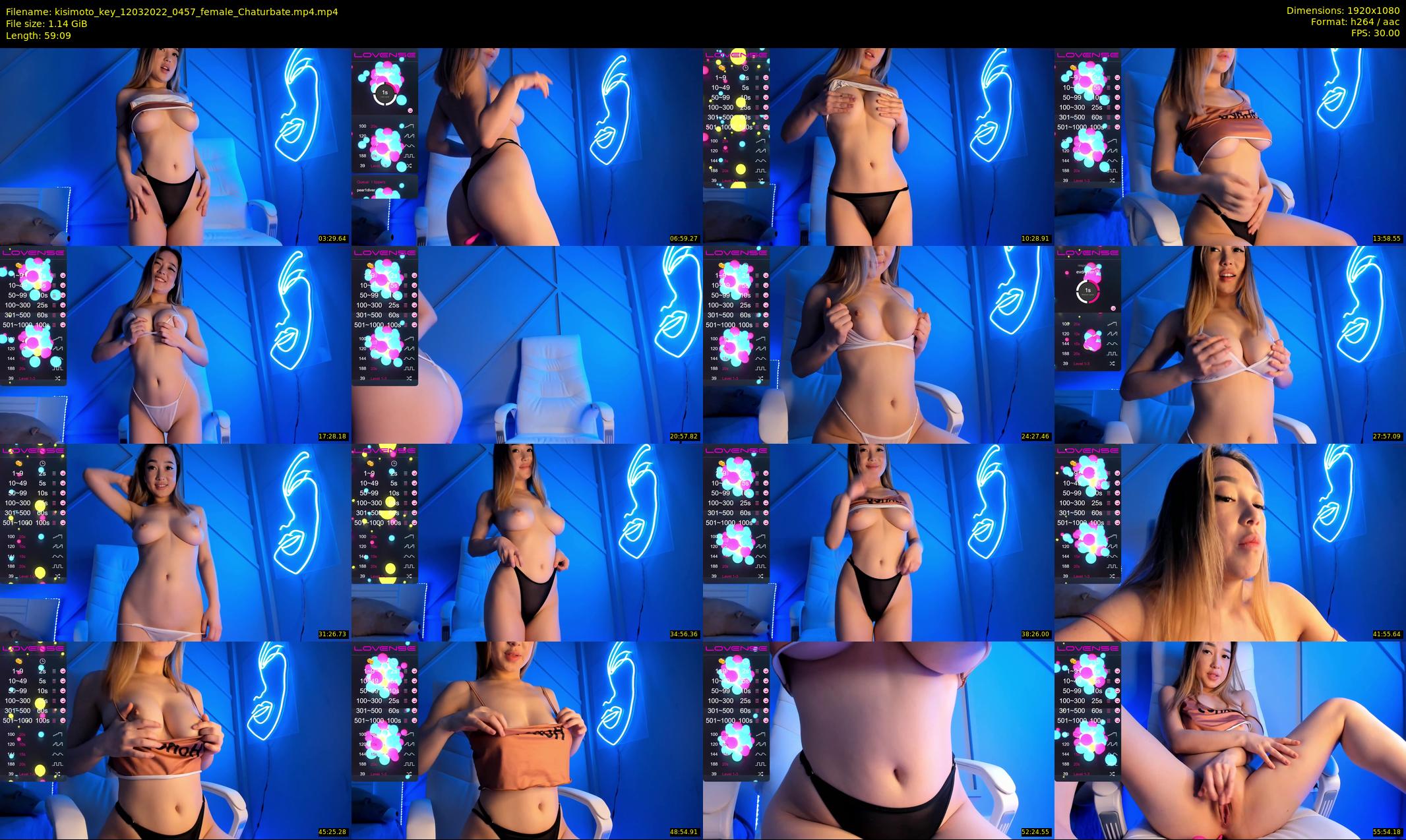 kisimoto_key — 60 minute Chaturbate female cam show recording, 1080p, Mar 12, 2022
