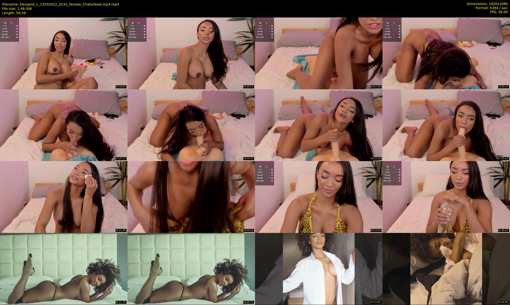 kleogold_1 — 59 minute Chaturbate female cam show recording, 1080p, Mar 12, 2022