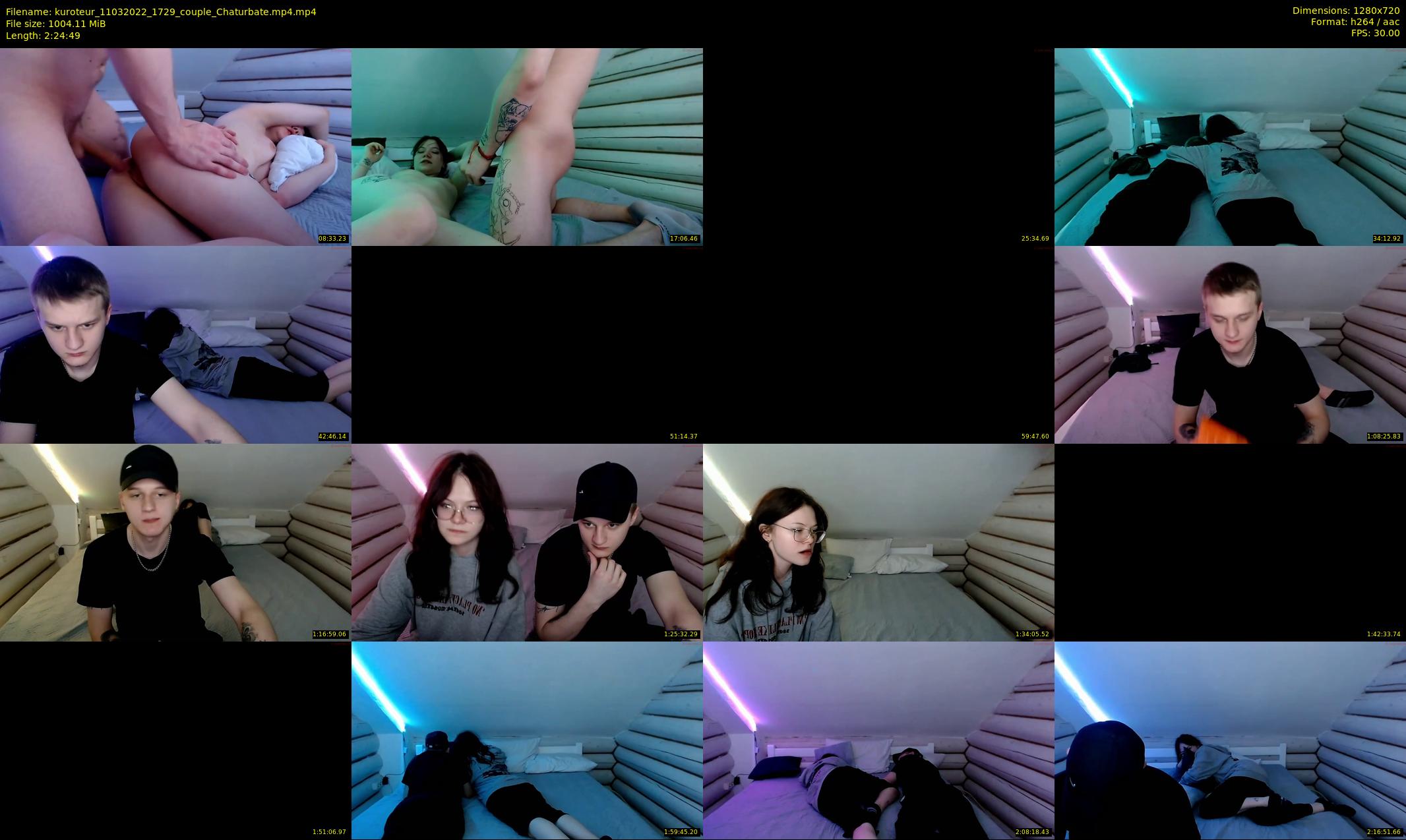 kuroteur — 145 minute Chaturbate couple cam show recording, 720p, Mar 11, 2022
