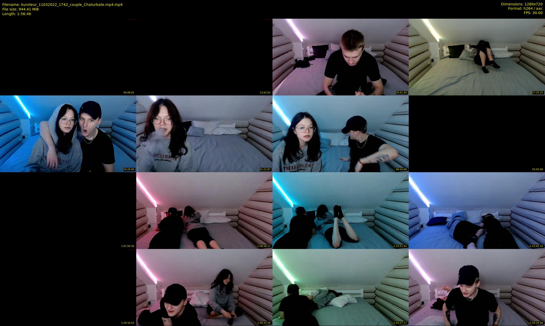 kuroteur — 117 minute Chaturbate couple cam show recording, 720p, Mar 11, 2022