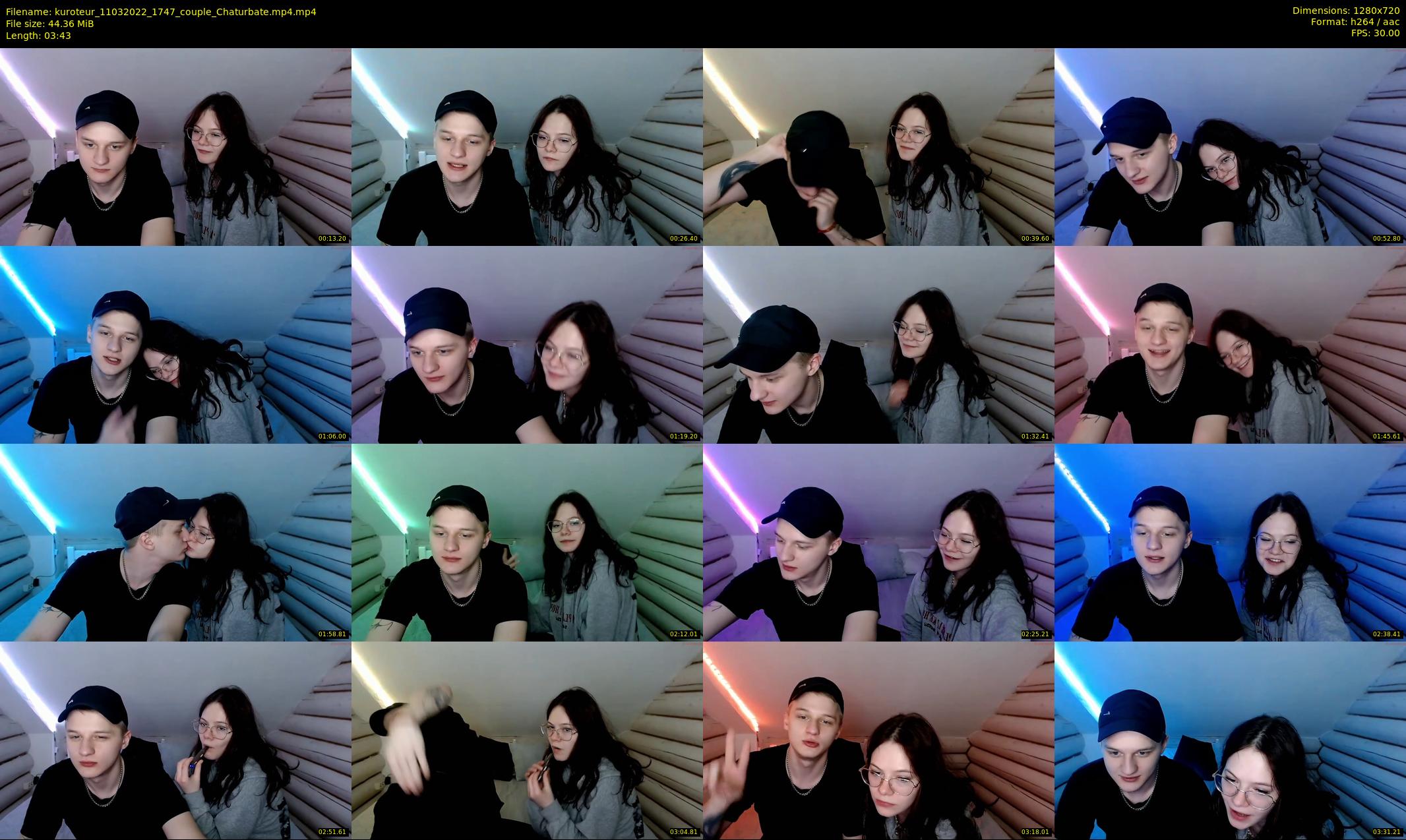 kuroteur — 4 minute Chaturbate couple cam show recording, 720p, Mar 11, 2022