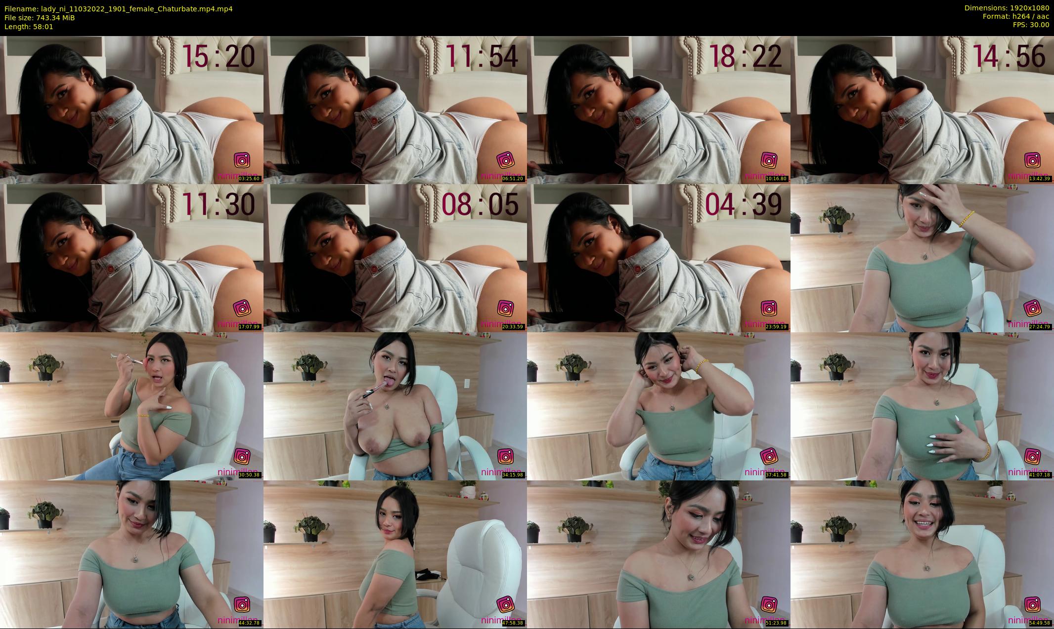 lady_ni — 59 minute Chaturbate female cam show recording, 1080p, Mar 11, 2022