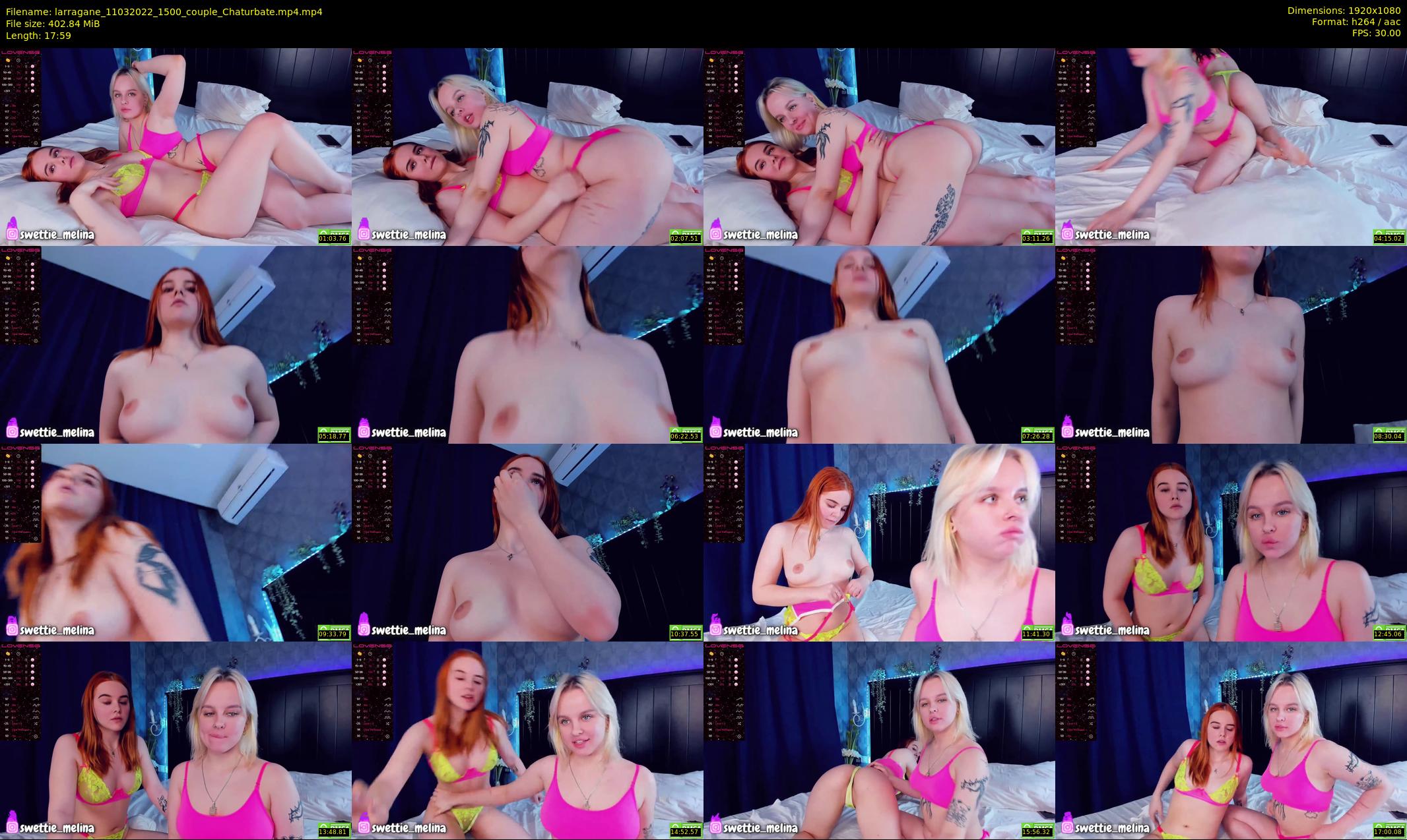 larragane — 18 minute Chaturbate couple cam show recording, 1080p, Mar 11, 2022