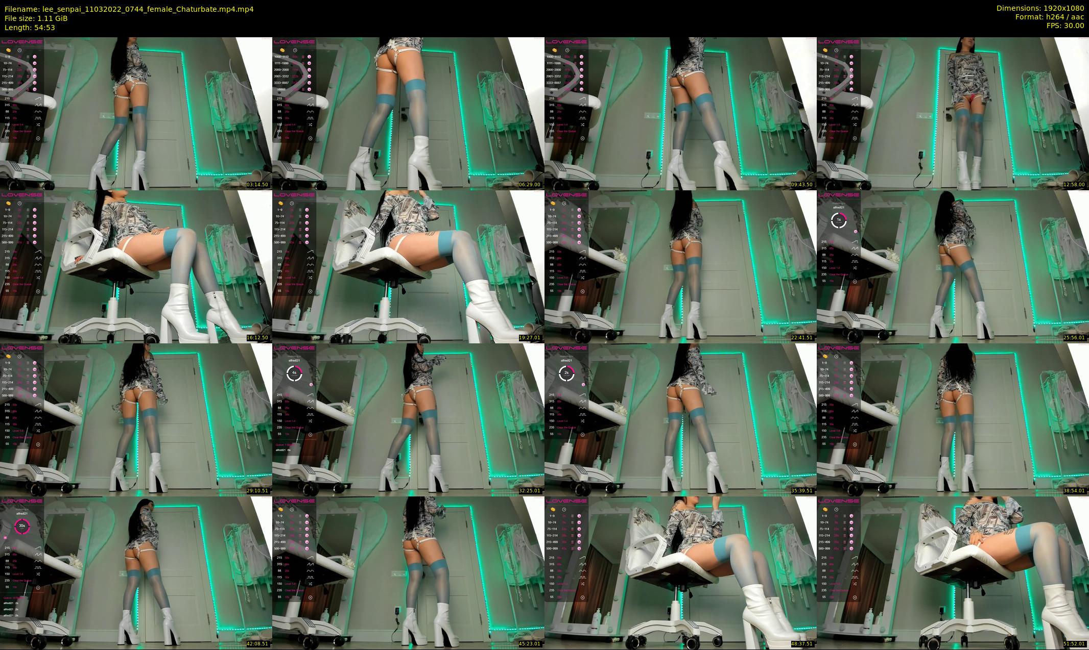 lee_senpai — 55 minute Chaturbate female cam show recording, 1080p, Mar 11, 2022