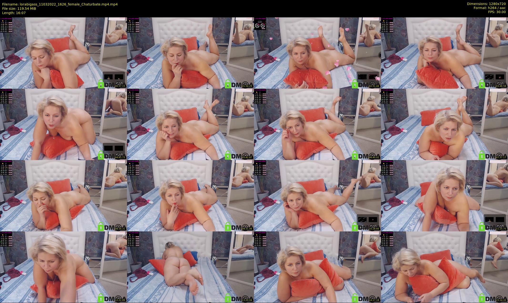 lorabigass — 17 minute Chaturbate female cam show recording, 720p, Mar 11, 2022