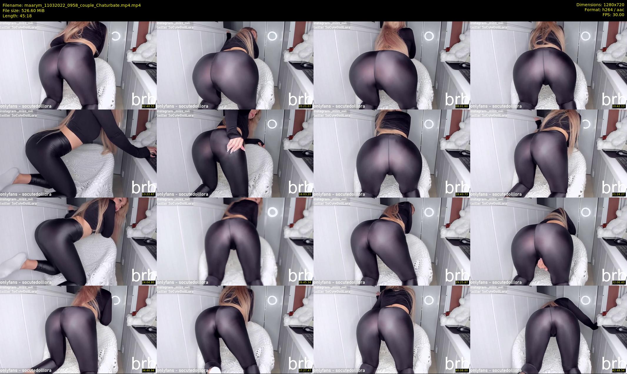 maarym — 46 minute Chaturbate couple cam show recording, 720p, Mar 11, 2022