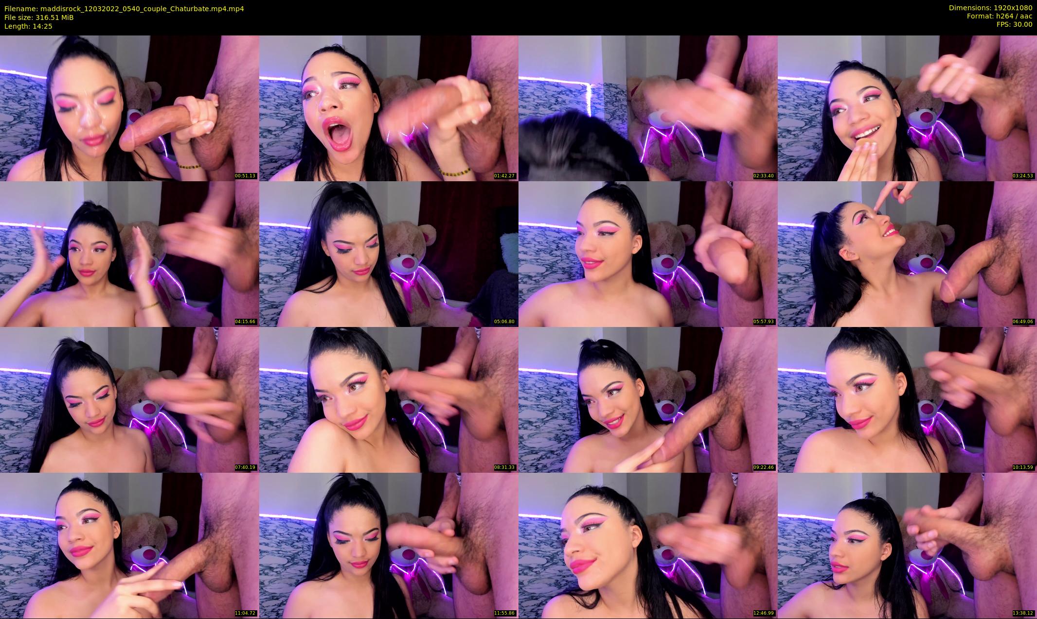 maddisrock — 15 minute Chaturbate couple cam show recording, 1080p, Mar 12, 2022