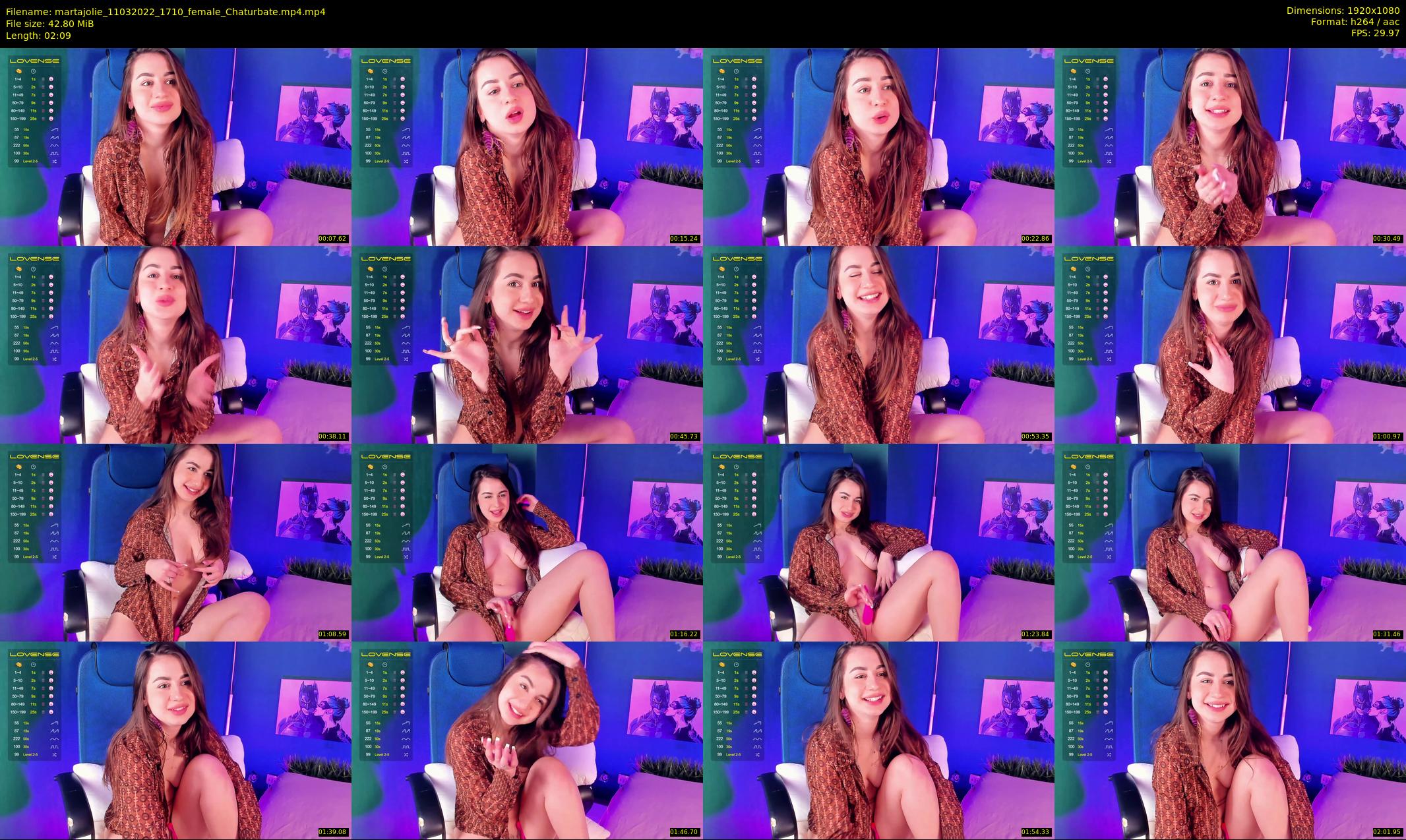 martajolie — 3 minute Chaturbate female cam show recording, 1080p, Mar 11, 2022