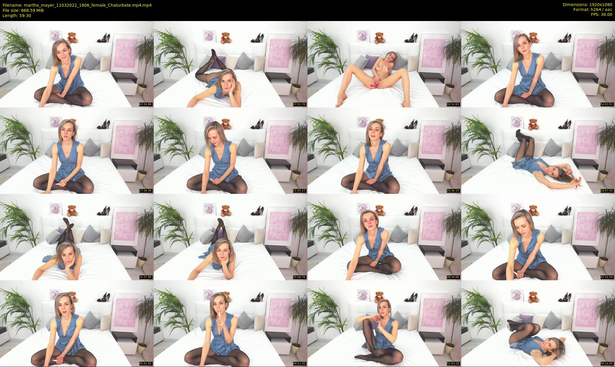 martha_mayer — 60 minute Chaturbate female cam show recording, 1080p, Mar 11, 2022
