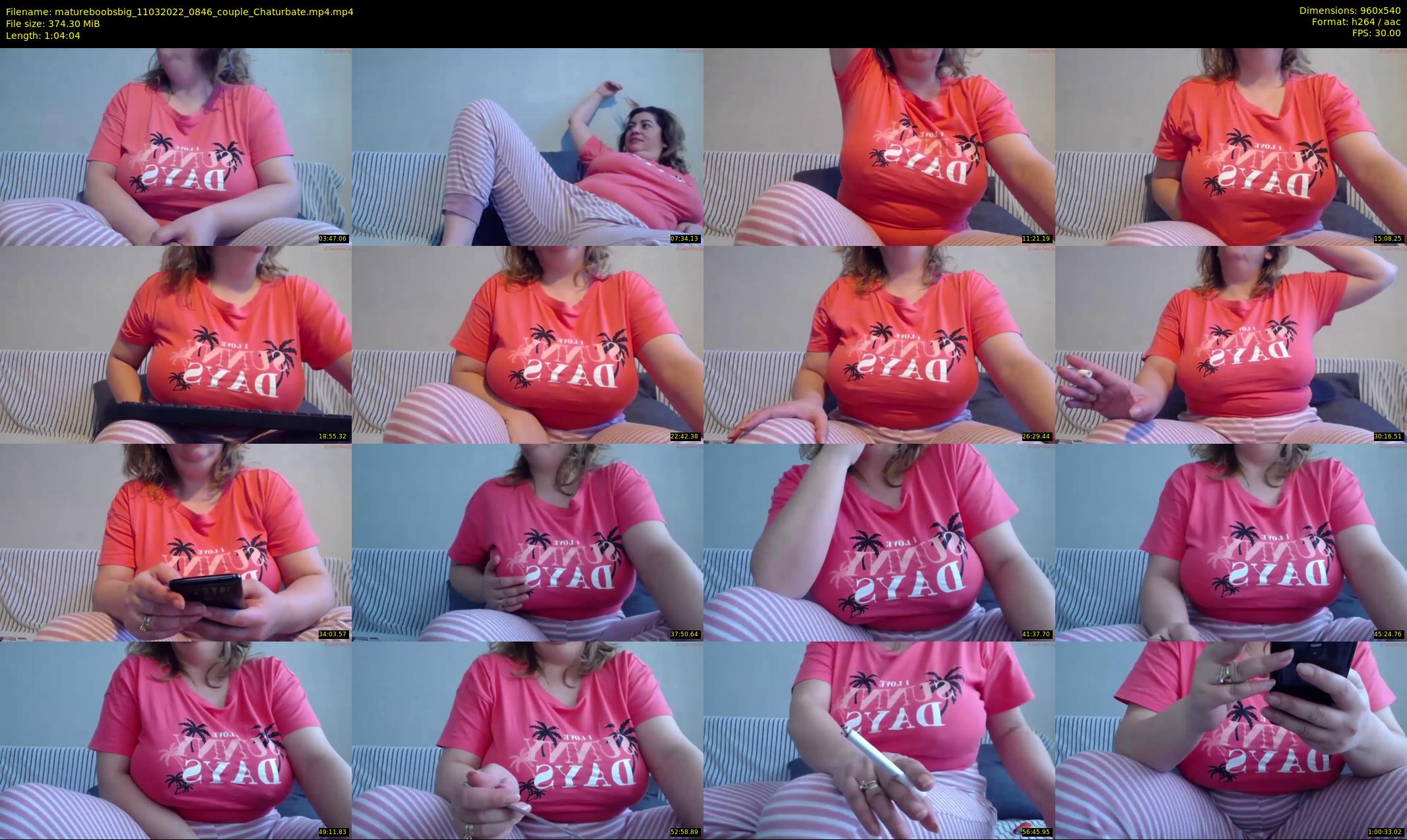 matureboobsbig — 65 minute Chaturbate female cam show recording, 480p, Mar 11, 2022