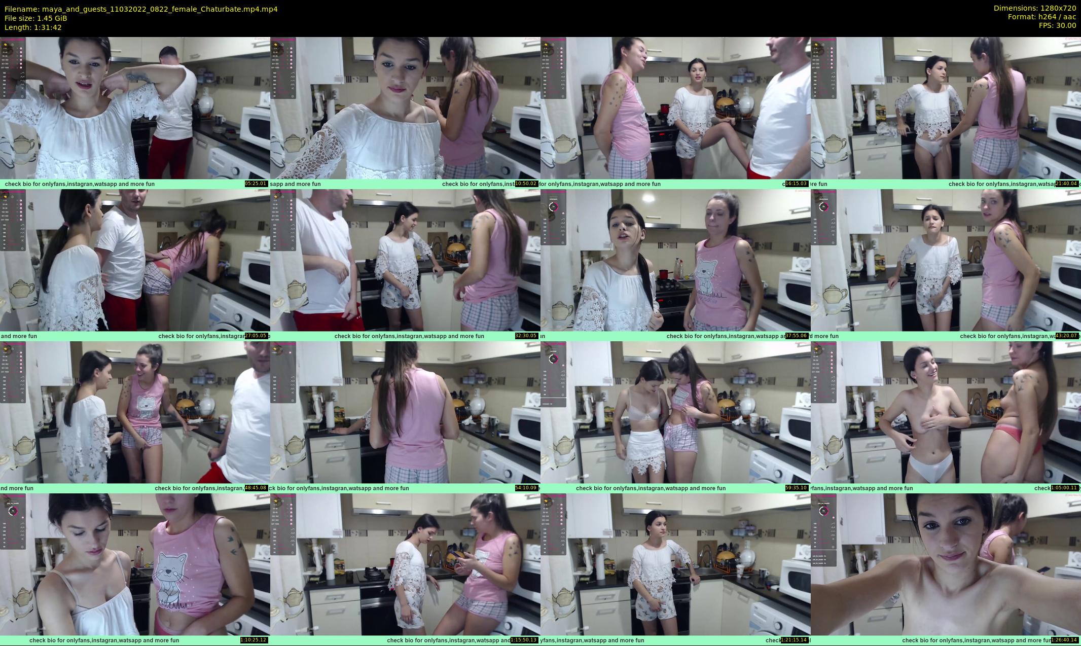maya_and_guests — 92 minute Chaturbate couple cam show recording, 720p, Mar 11, 2022