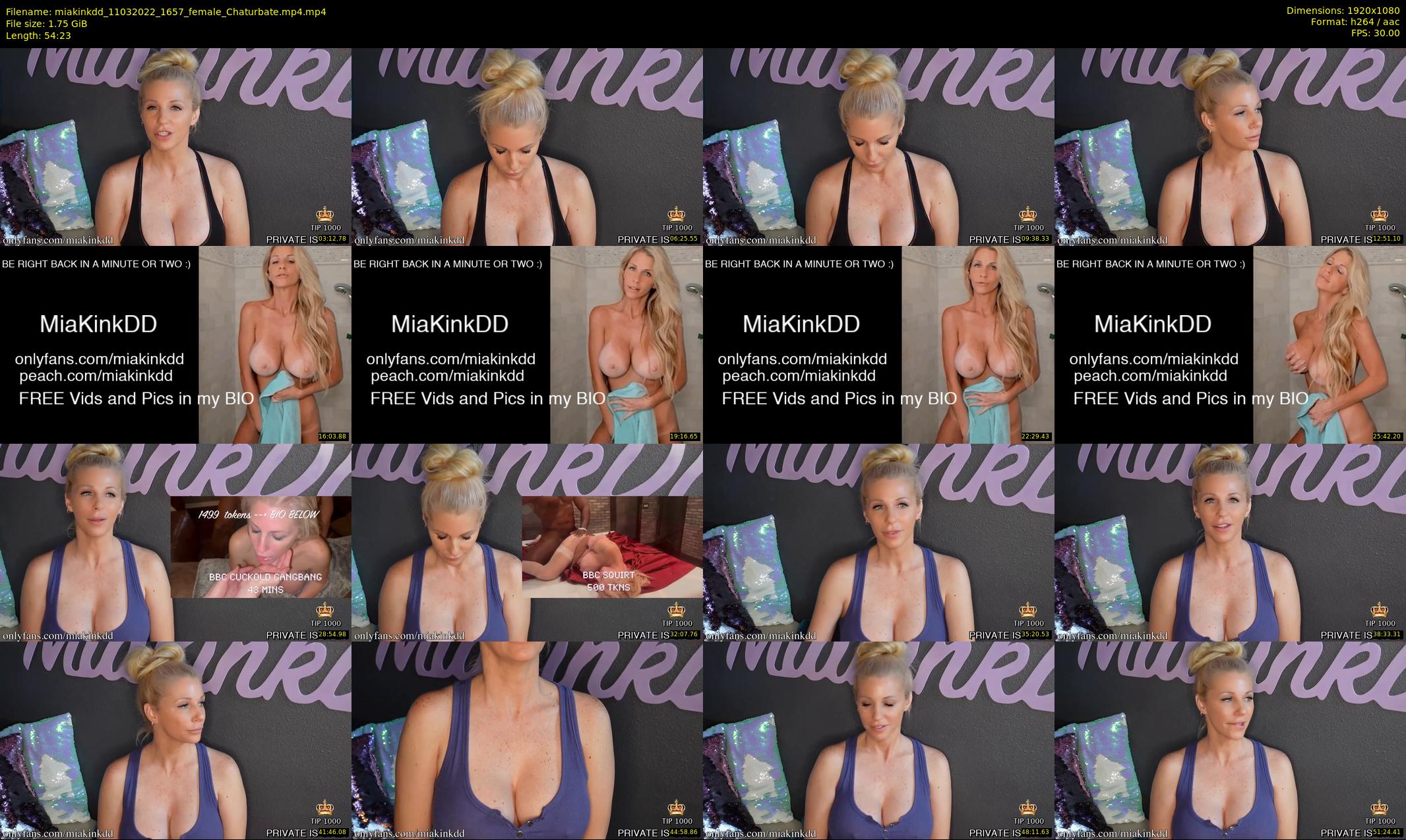 miakinkdd — 55 minute Chaturbate female cam show recording, 1080p, Mar 11, 2022