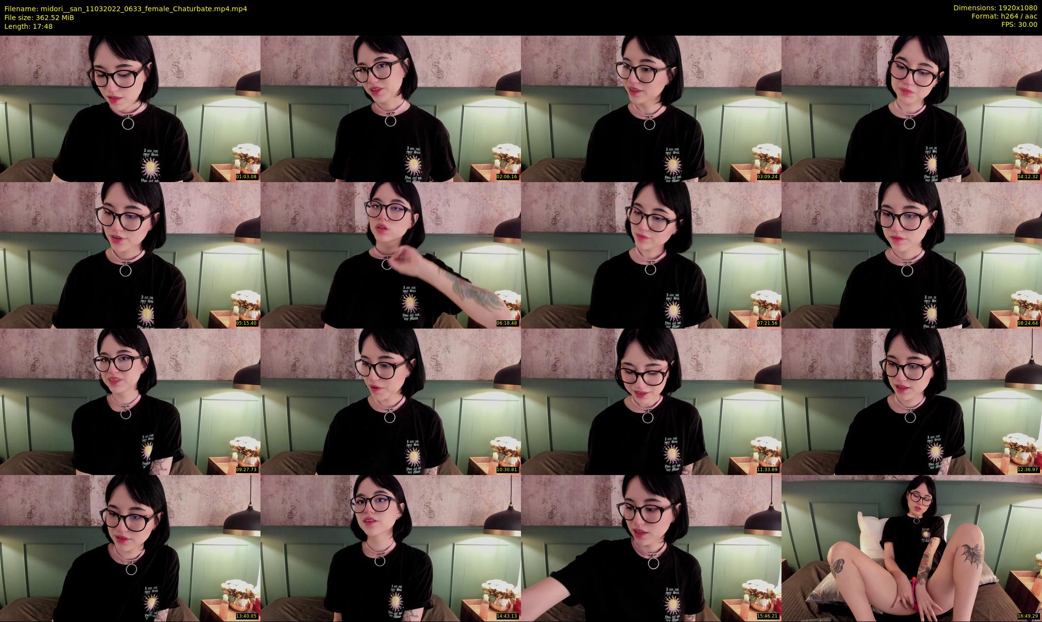 midori__san — 18 minute Chaturbate female cam show recording, 1080p, Mar 11, 2022