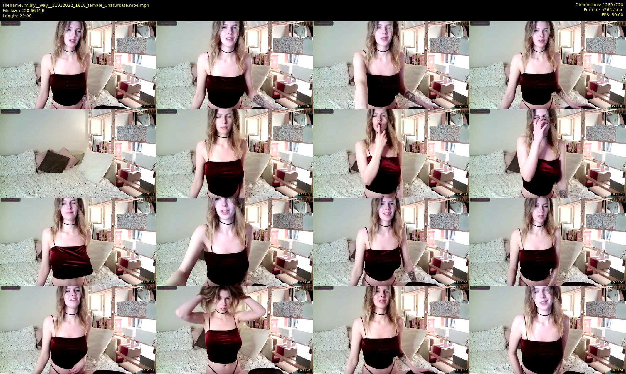 milky__way_ — 22 minute Chaturbate female cam show recording, 720p, Mar 11, 2022