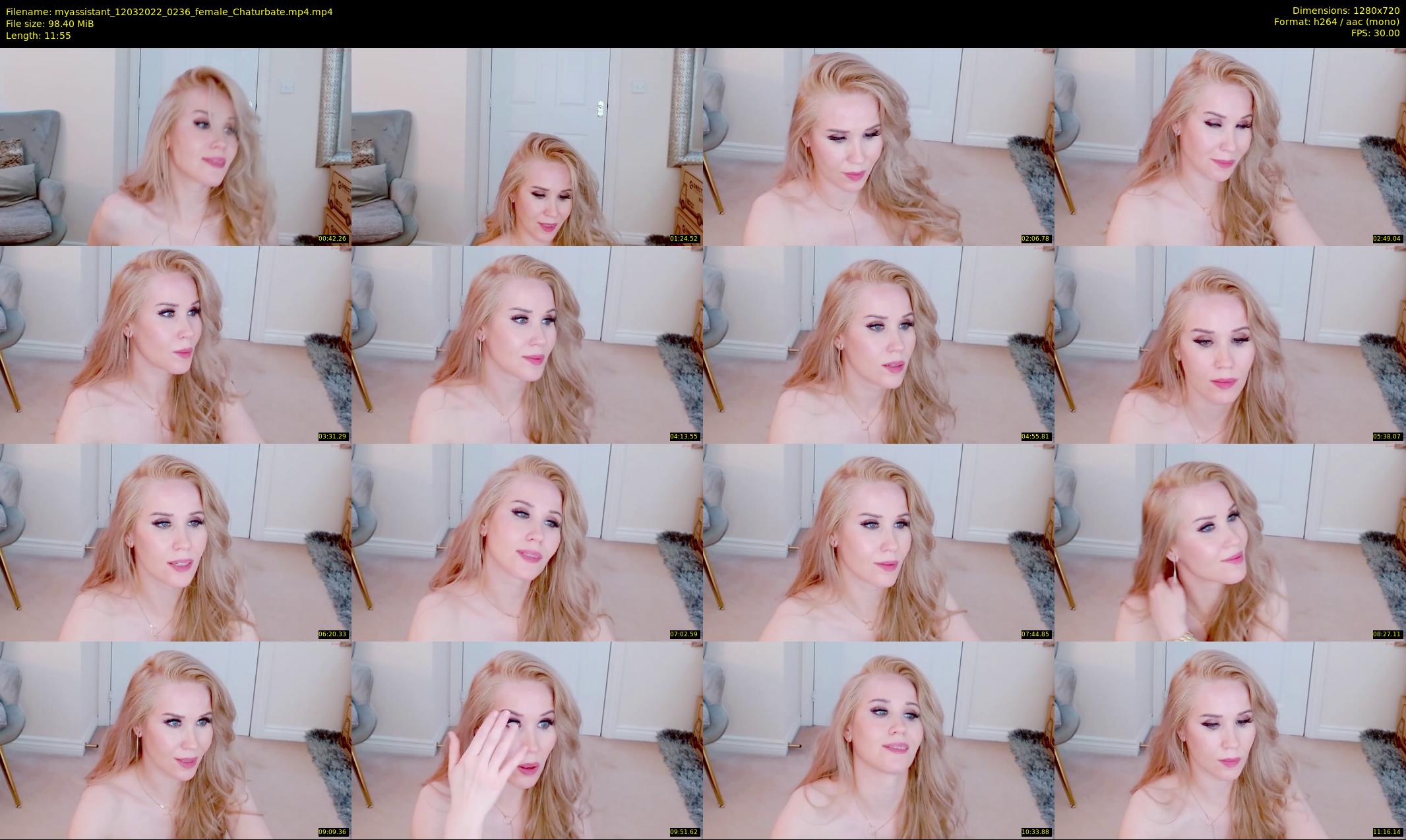 myassistant — 12 minute Chaturbate female cam show recording, 720p, Mar 12, 2022
