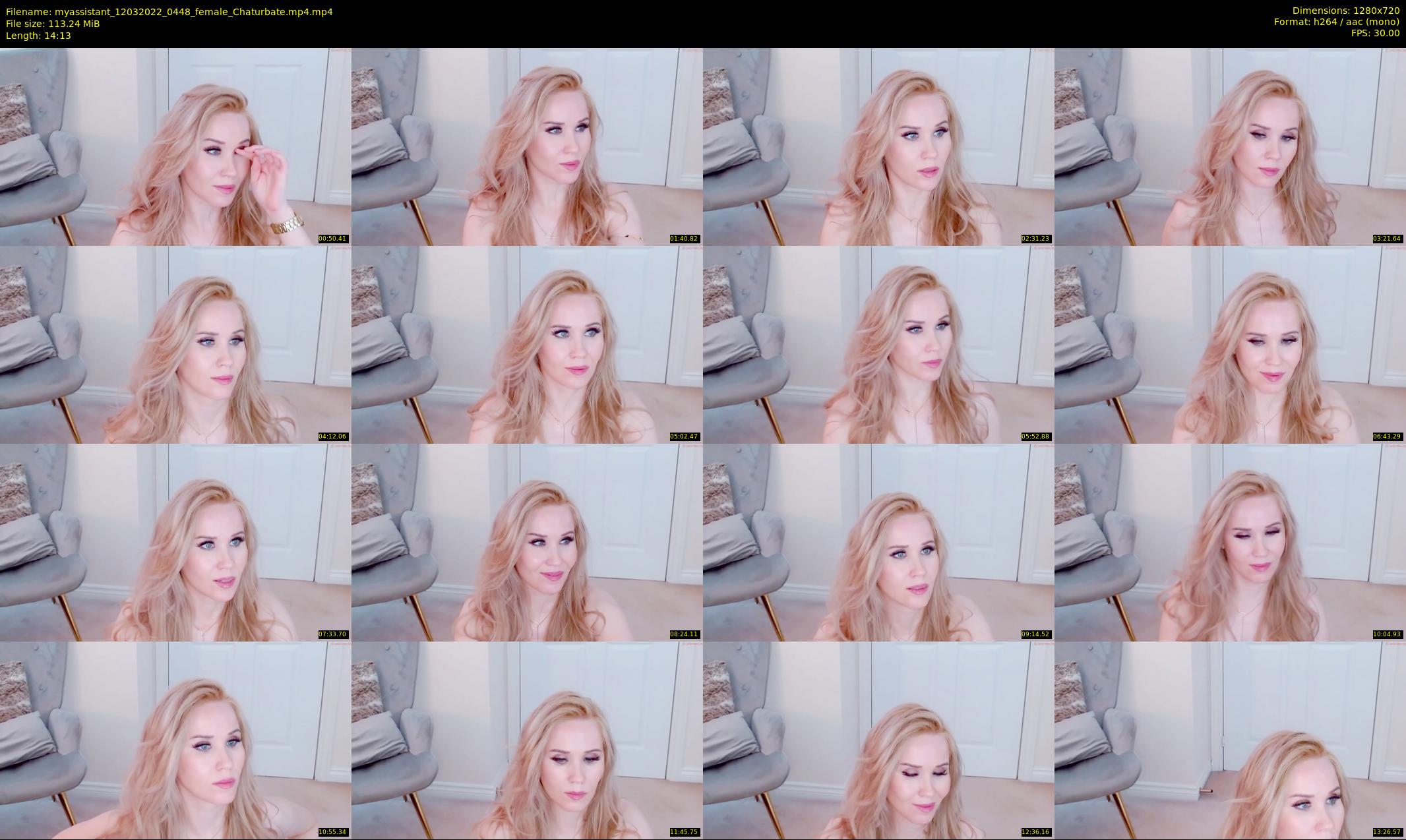 myassistant — 15 minute Chaturbate female cam show recording, 720p, Mar 12, 2022