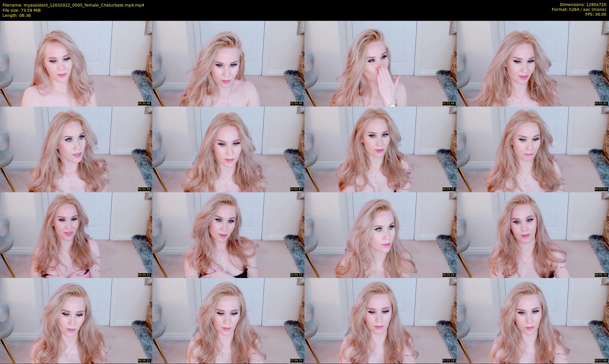 myassistant — 9 minute Chaturbate female cam show recording, 720p, Mar 12, 2022