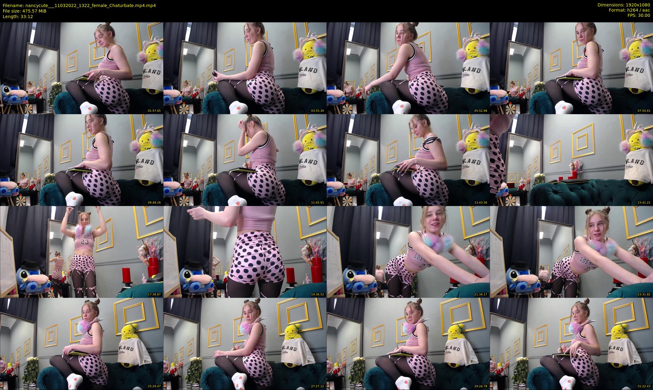 nancycute__ — 34 minute Chaturbate female cam show recording, 1080p, Mar 11, 2022