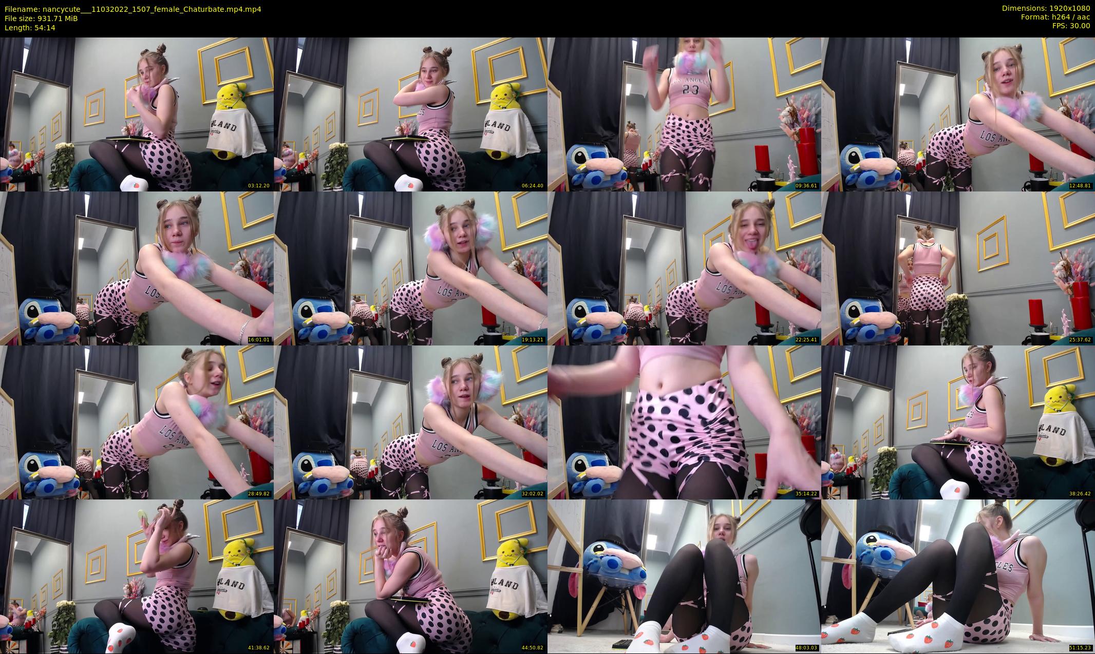 nancycute__ — 55 minute Chaturbate female cam show recording, 1080p, Mar 11, 2022