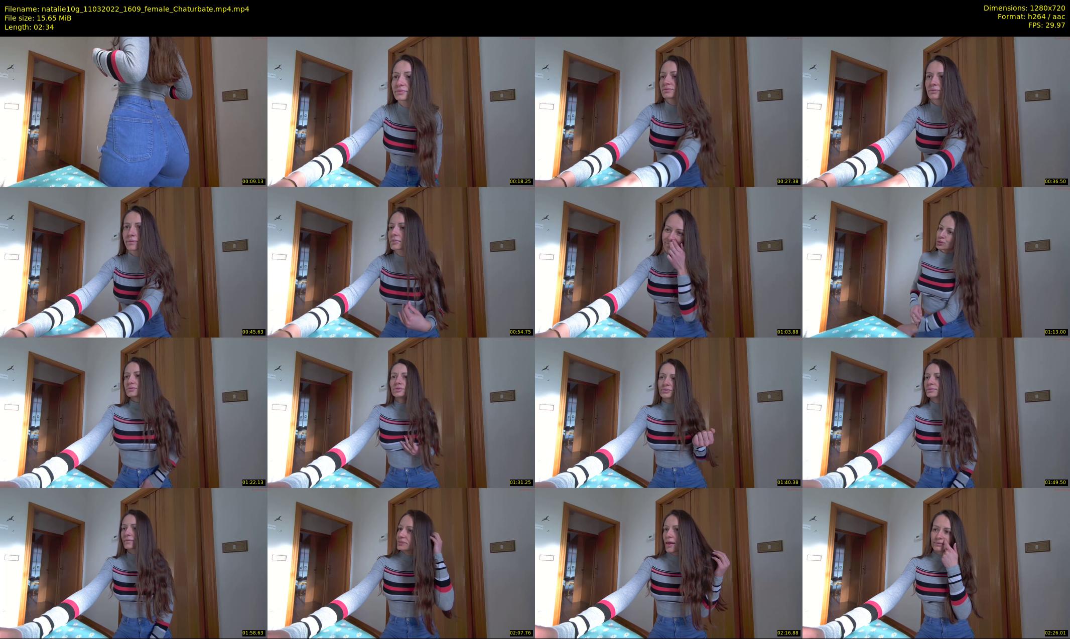 natalie10g — 3 minute Chaturbate female cam show recording, 720p, Mar 11, 2022