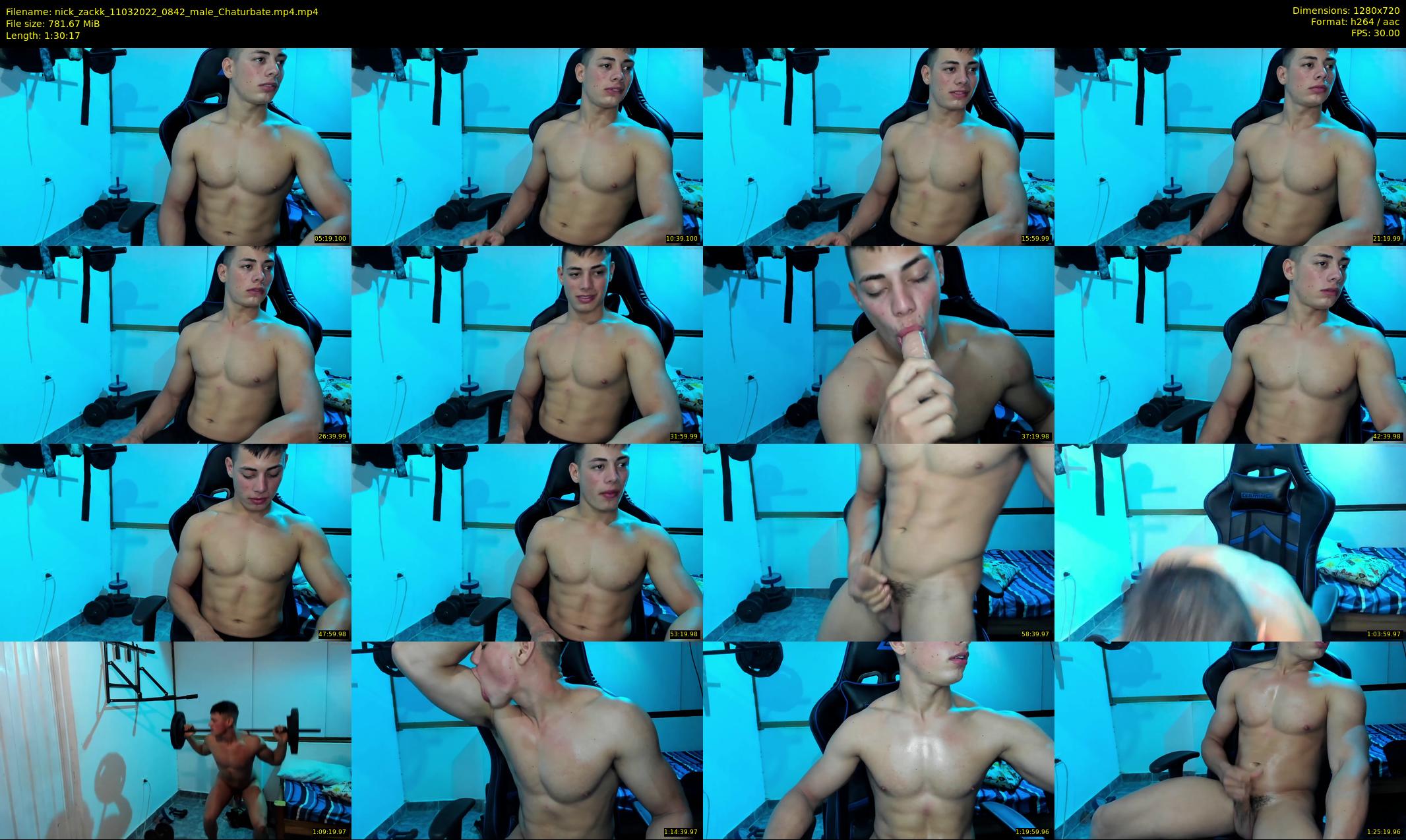 nick_zackk — 91 minute Chaturbate male cam show recording, 720p, Mar 11, 2022