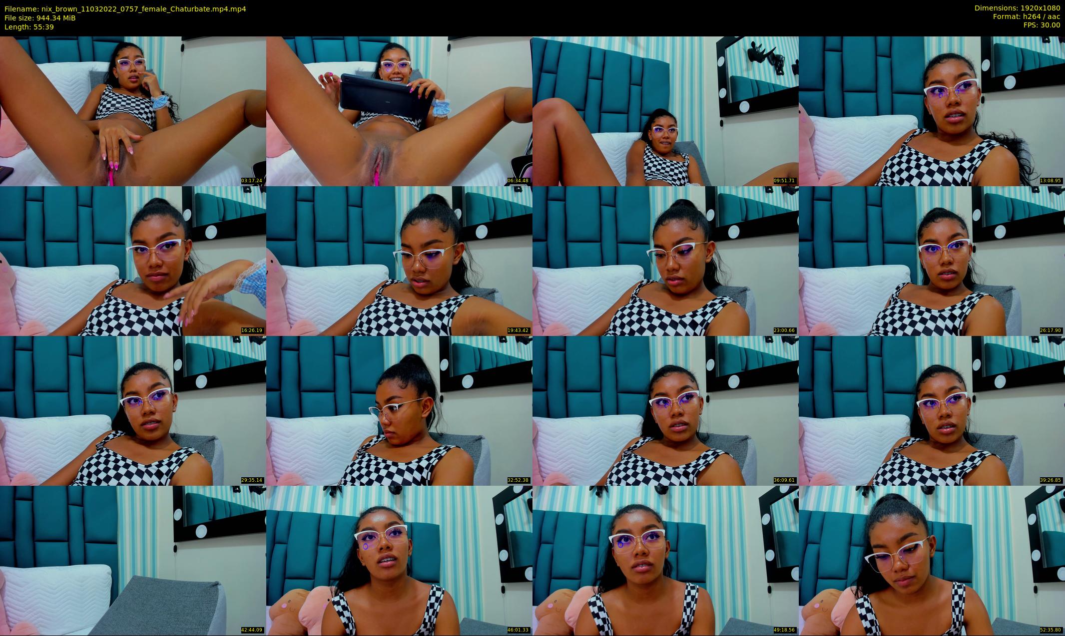nix_brown — 56 minute Chaturbate female cam show recording, 1080p, Mar 11, 2022