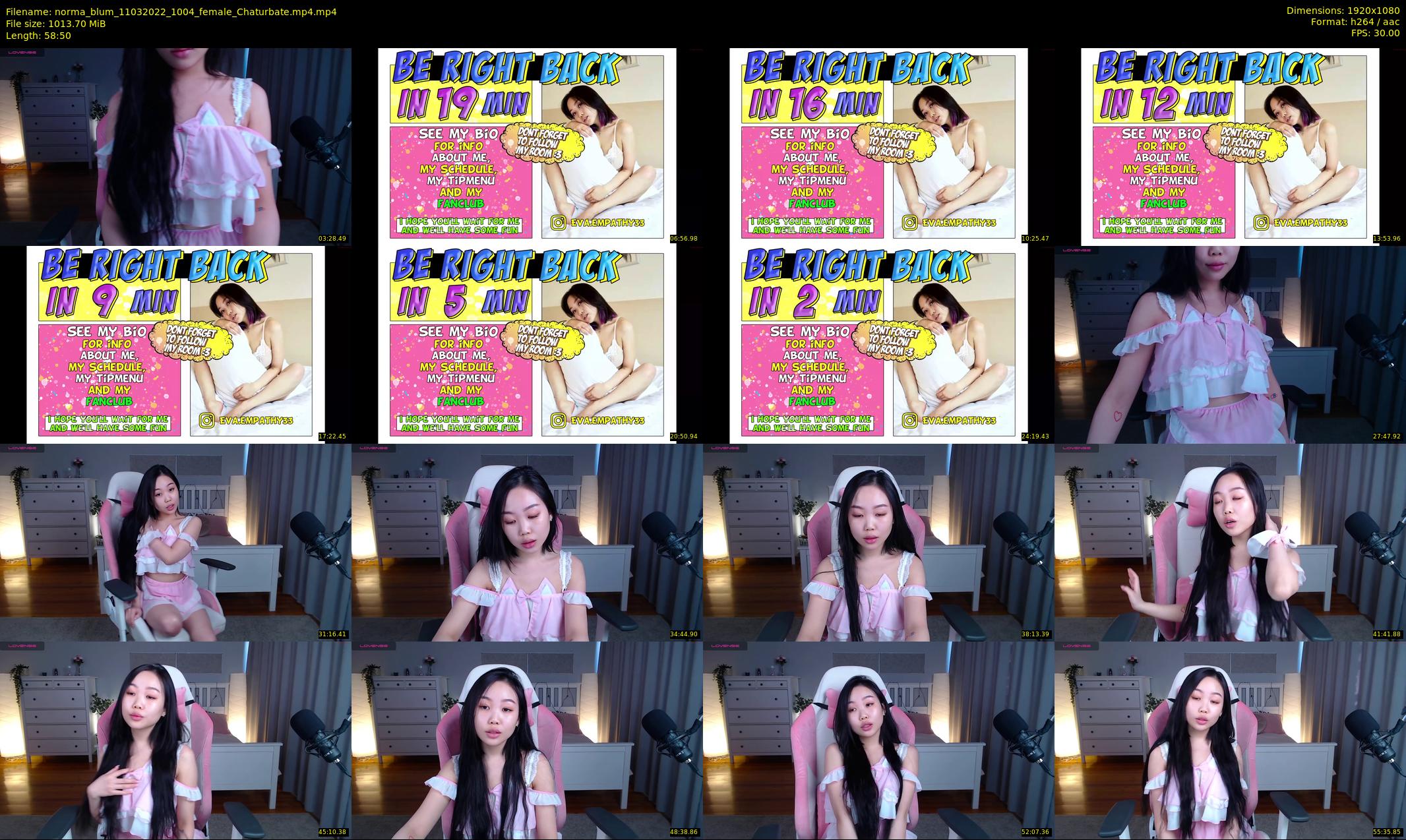 norma_blum — 59 minute Chaturbate female cam show recording, 1080p, Mar 11, 2022