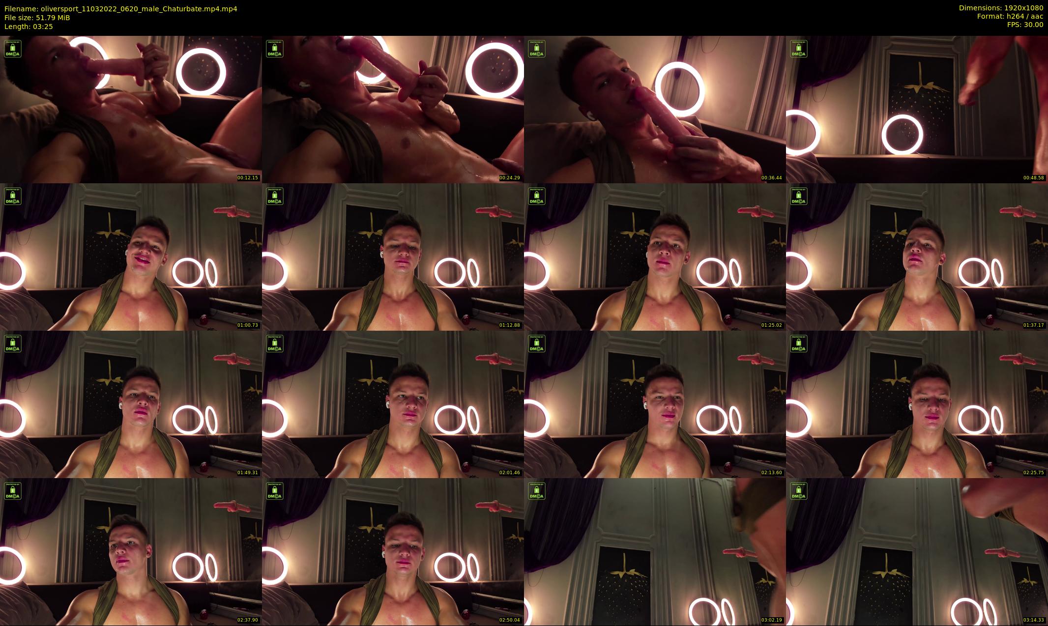oliversport — 4 minute Chaturbate male cam show recording, 1080p, Mar 11, 2022