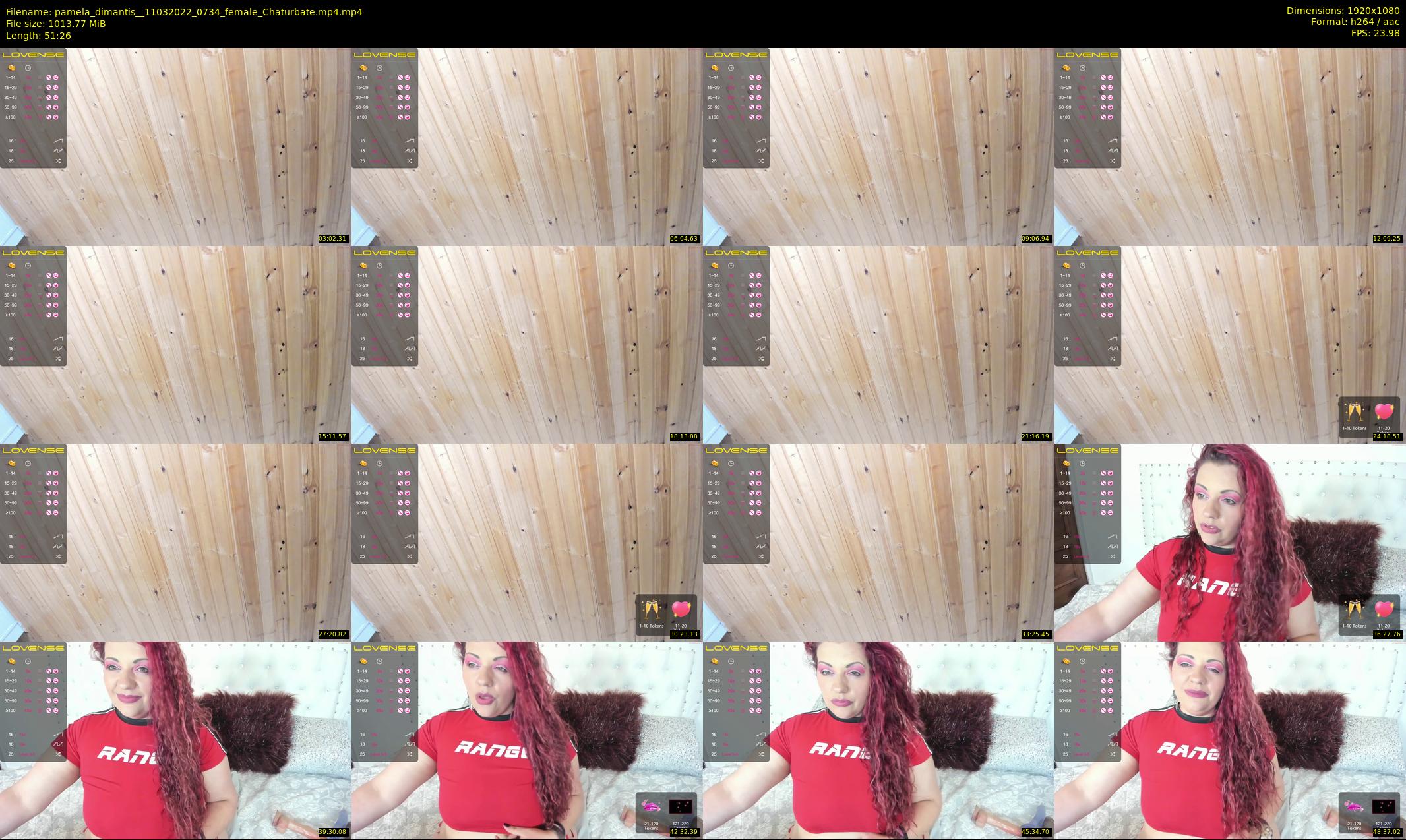pamela_dimantis_ — 52 minute Chaturbate female cam show recording, 1080p, Mar 11, 2022