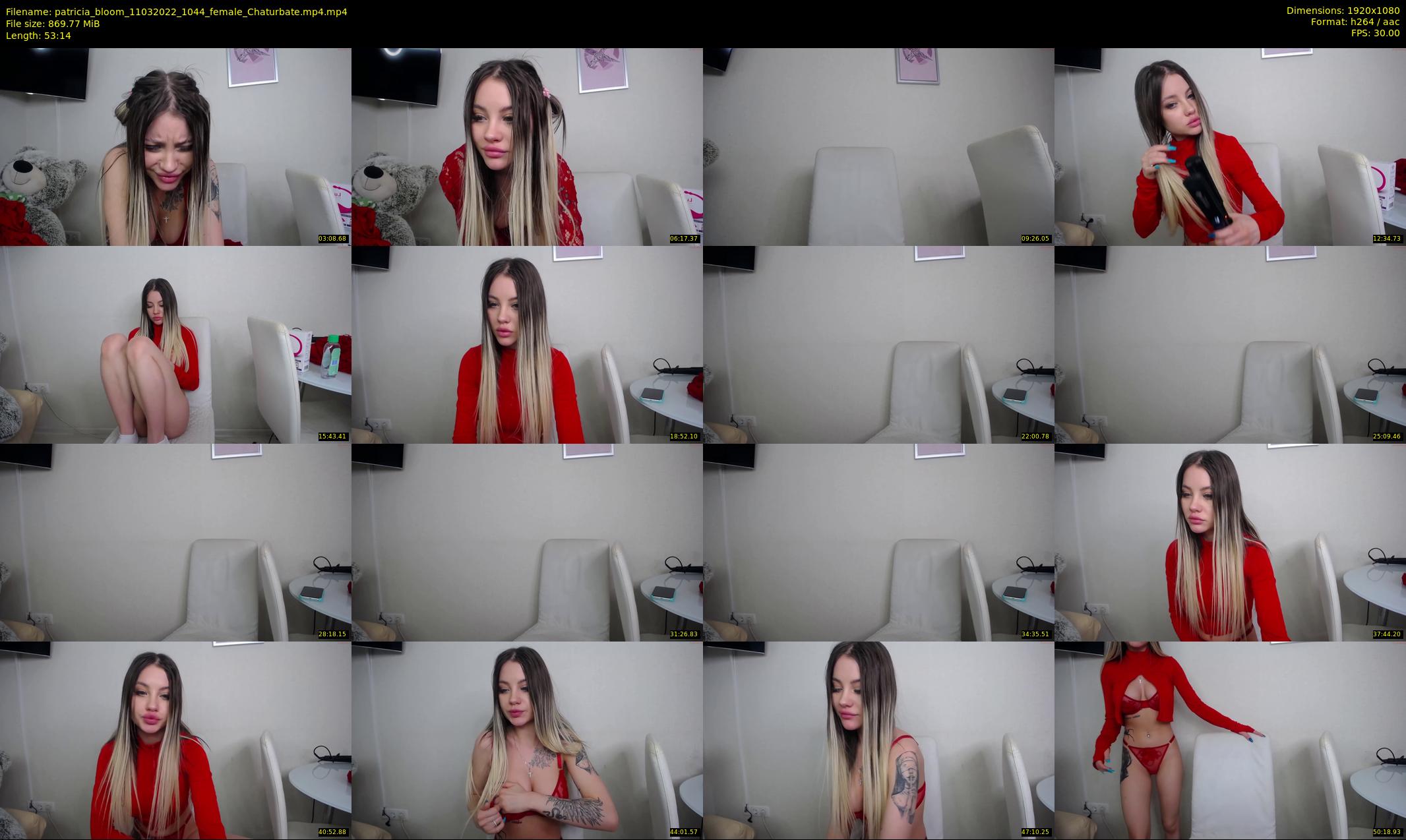 patricia_bloom — 54 minute Chaturbate female cam show recording, 1080p, Mar 11, 2022