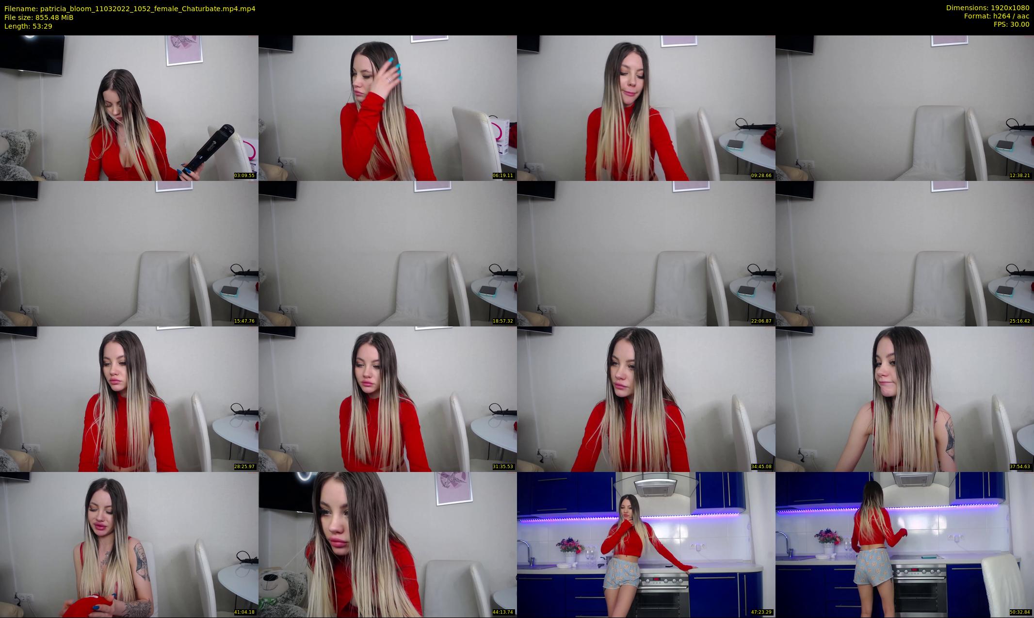 patricia_bloom — 54 minute Chaturbate female cam show recording, 1080p, Mar 11, 2022