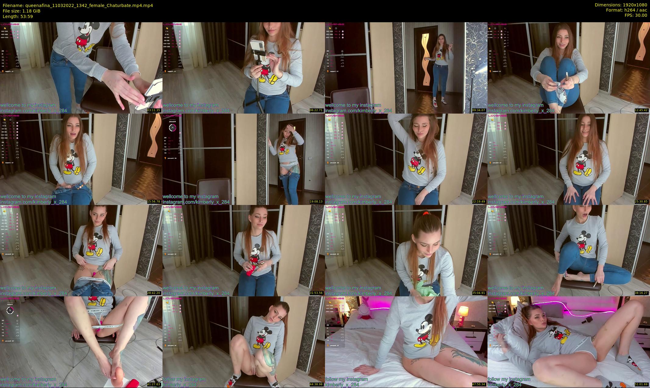 queenafina — 54 minute Chaturbate female cam show recording, 1080p, Mar 11, 2022