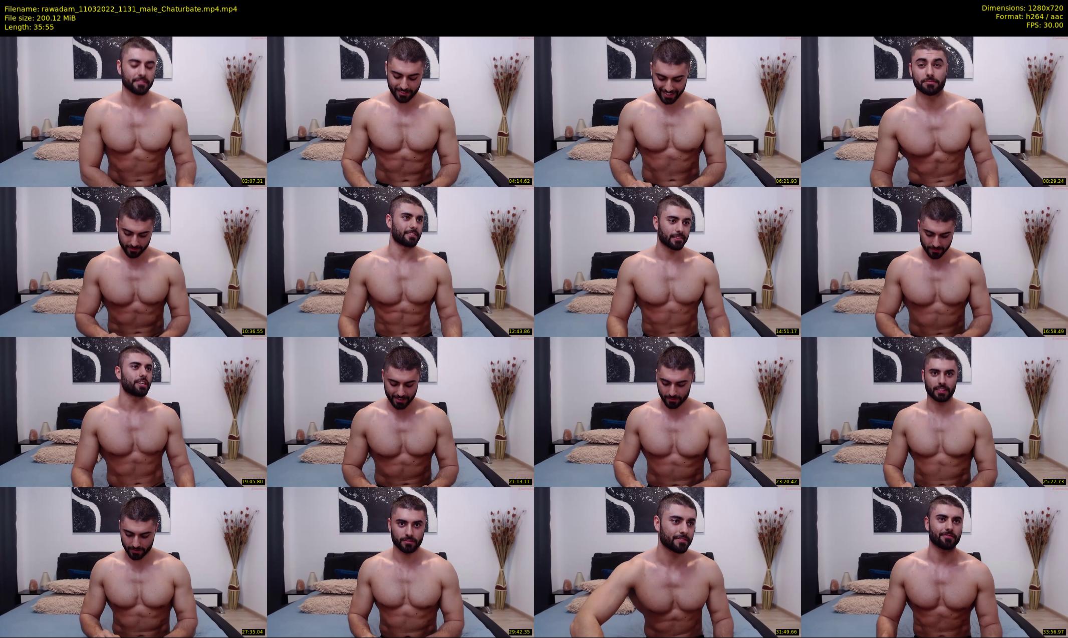 rawadam — 36 minute Chaturbate male cam show recording, 720p, Mar 11, 2022