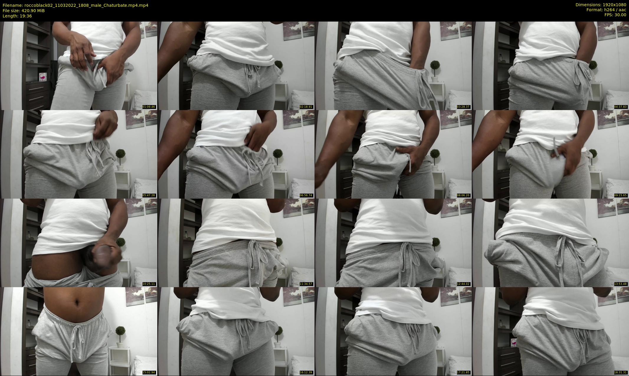 roccoblack02 — 20 minute Chaturbate male cam show recording, 1080p, Mar 11, 2022