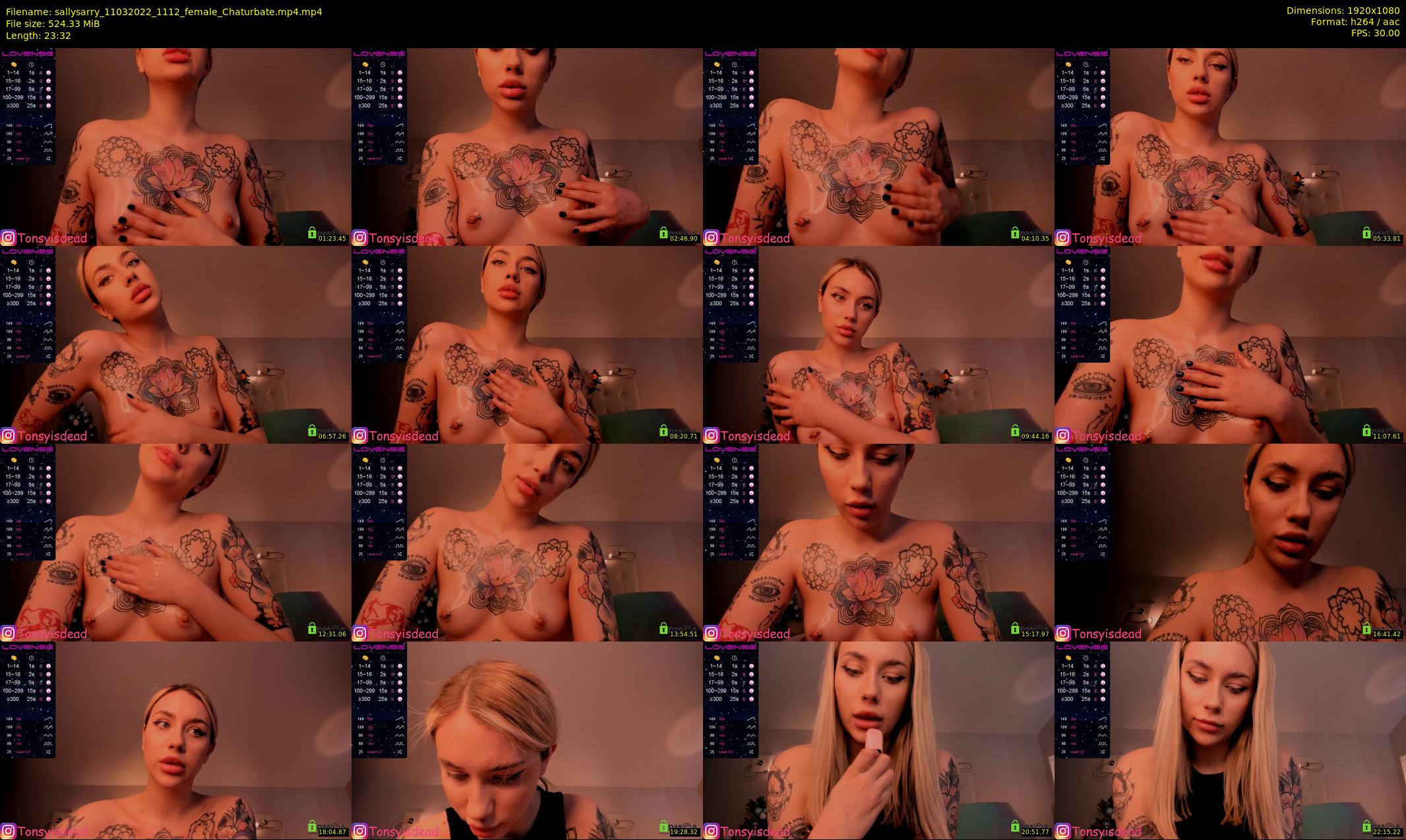 sallysarry — 24 minute Chaturbate couple cam show recording, 1080p, Mar 11, 2022